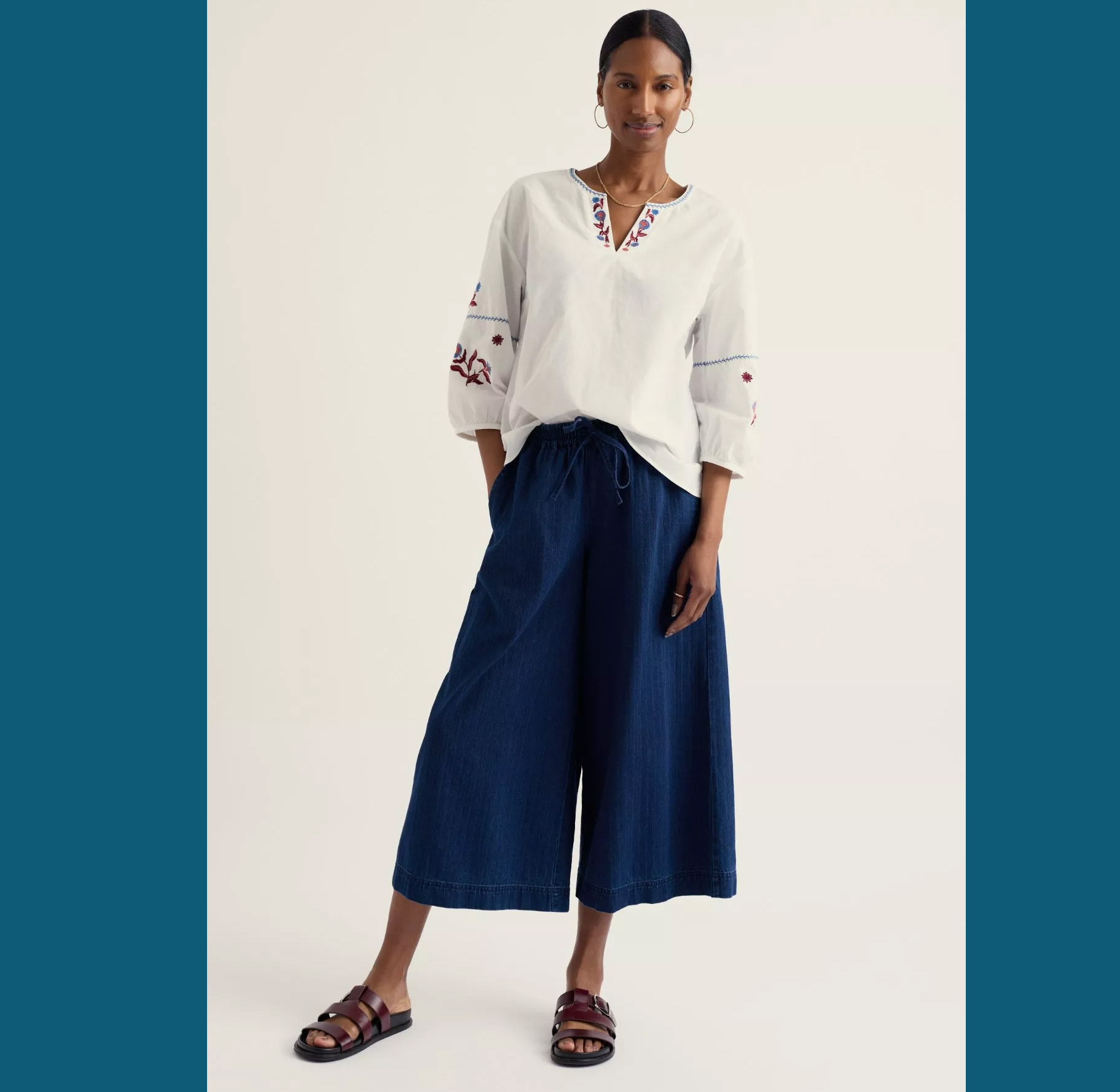 SEASALT CORNWALL Eskelli Wide Leg Culotte
