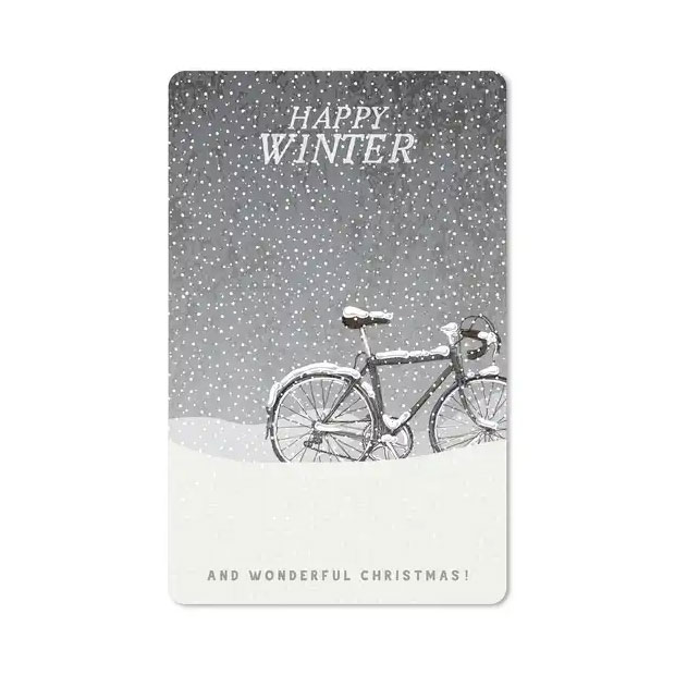 Lunacard Postkarte Weihnachten Happy Winter
