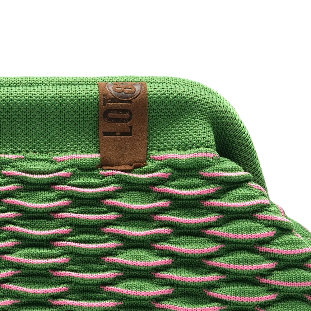 LOT83 Tasche Emma 27, Waben Grün,  ca.  20 x 27 cm