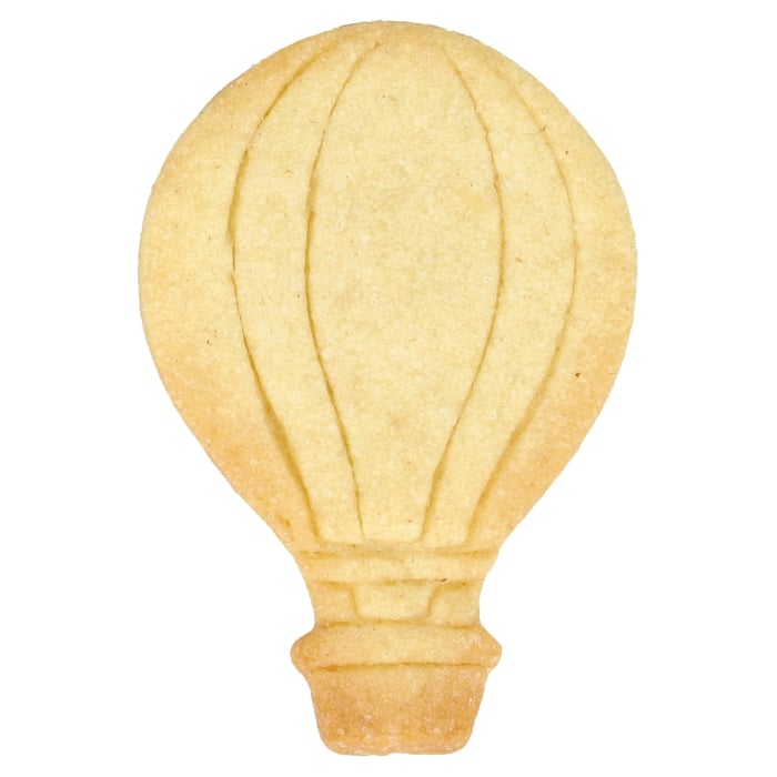 Ausstecherle Heissluftballon 6,5 cm, Edelstahl von Birkmann, mit Innenprägung, Prägeausstecher, Ausstechform    