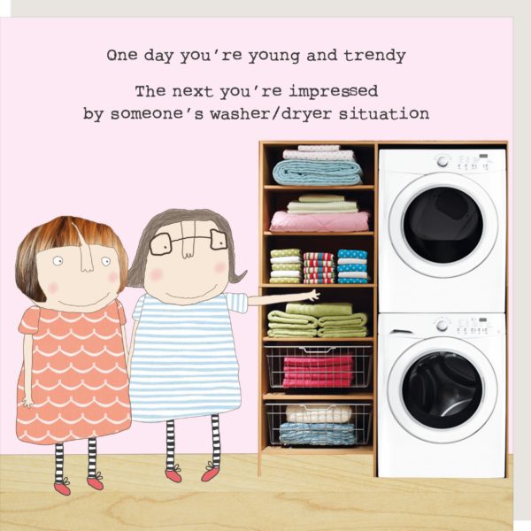 Rosie Made A Thing Doppelkarte "Washer/Dryer"  Freundin, Freundschaft 
