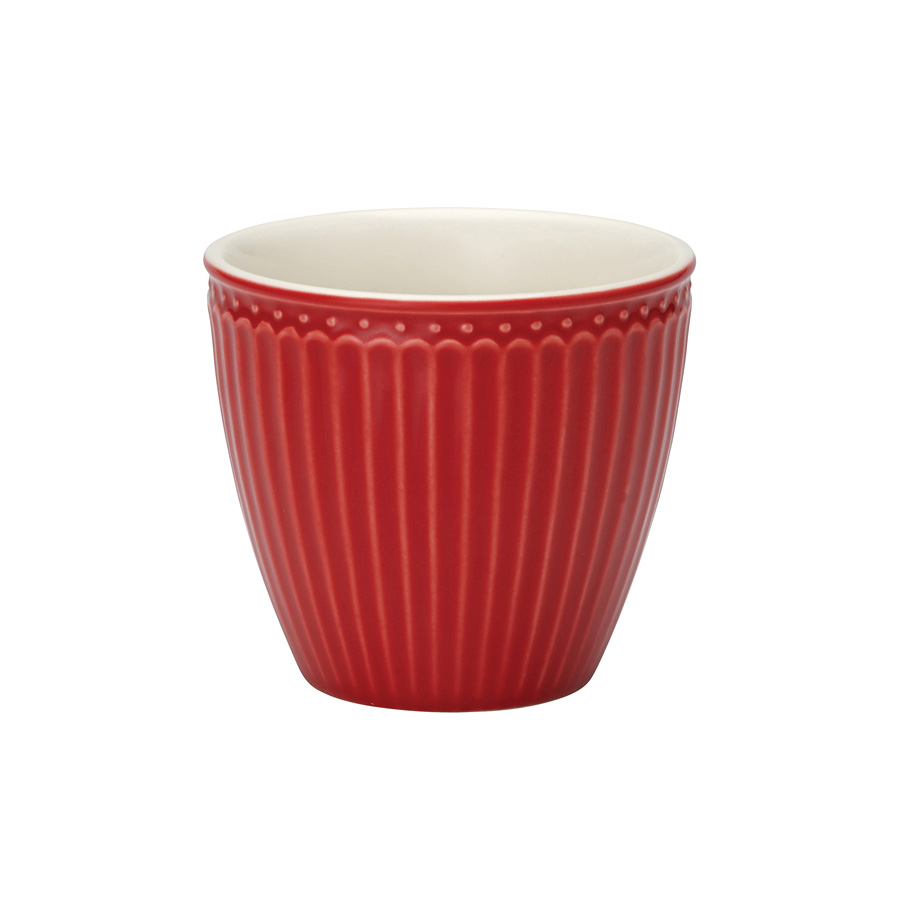 GreenGate Latte Cup Becher Alice Rot GreenGate Latte Cup Becher Alice Rot