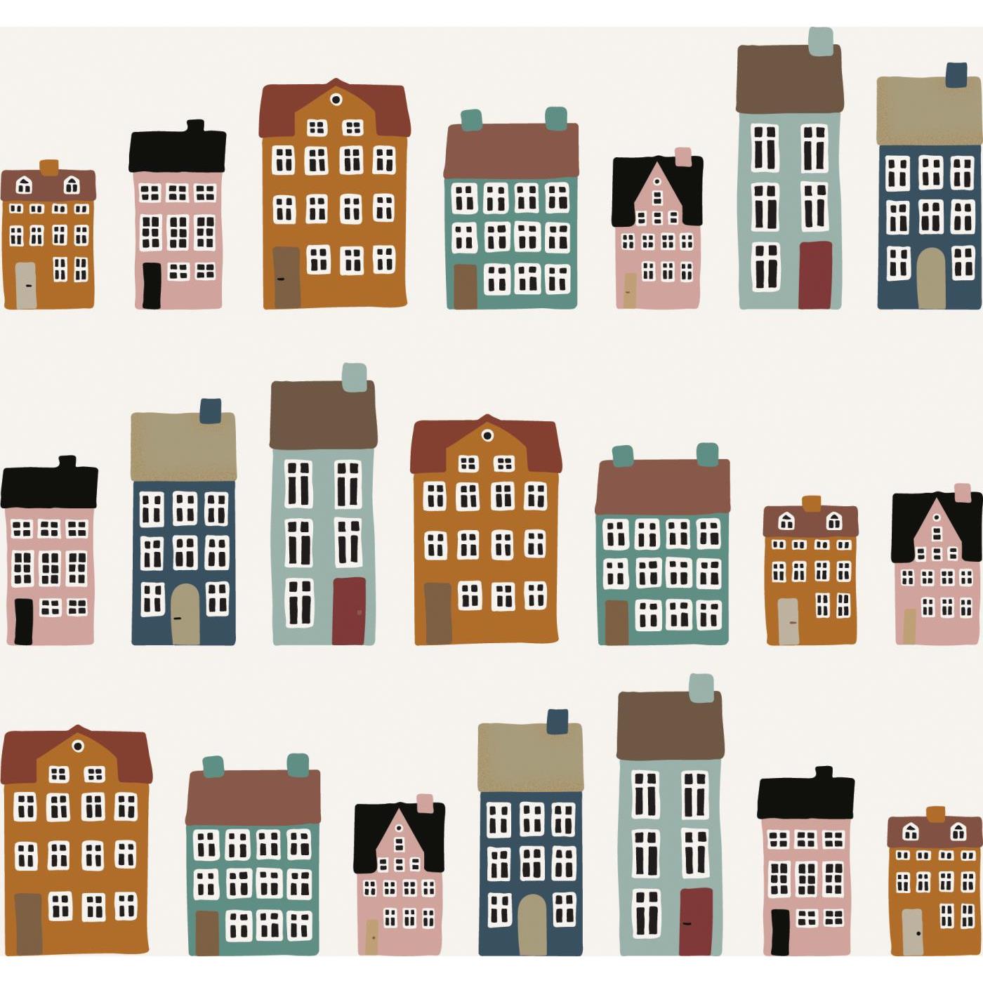 Papierservietten Häuser , 33 x 33  cm, Lunchservietten von IB Laursen