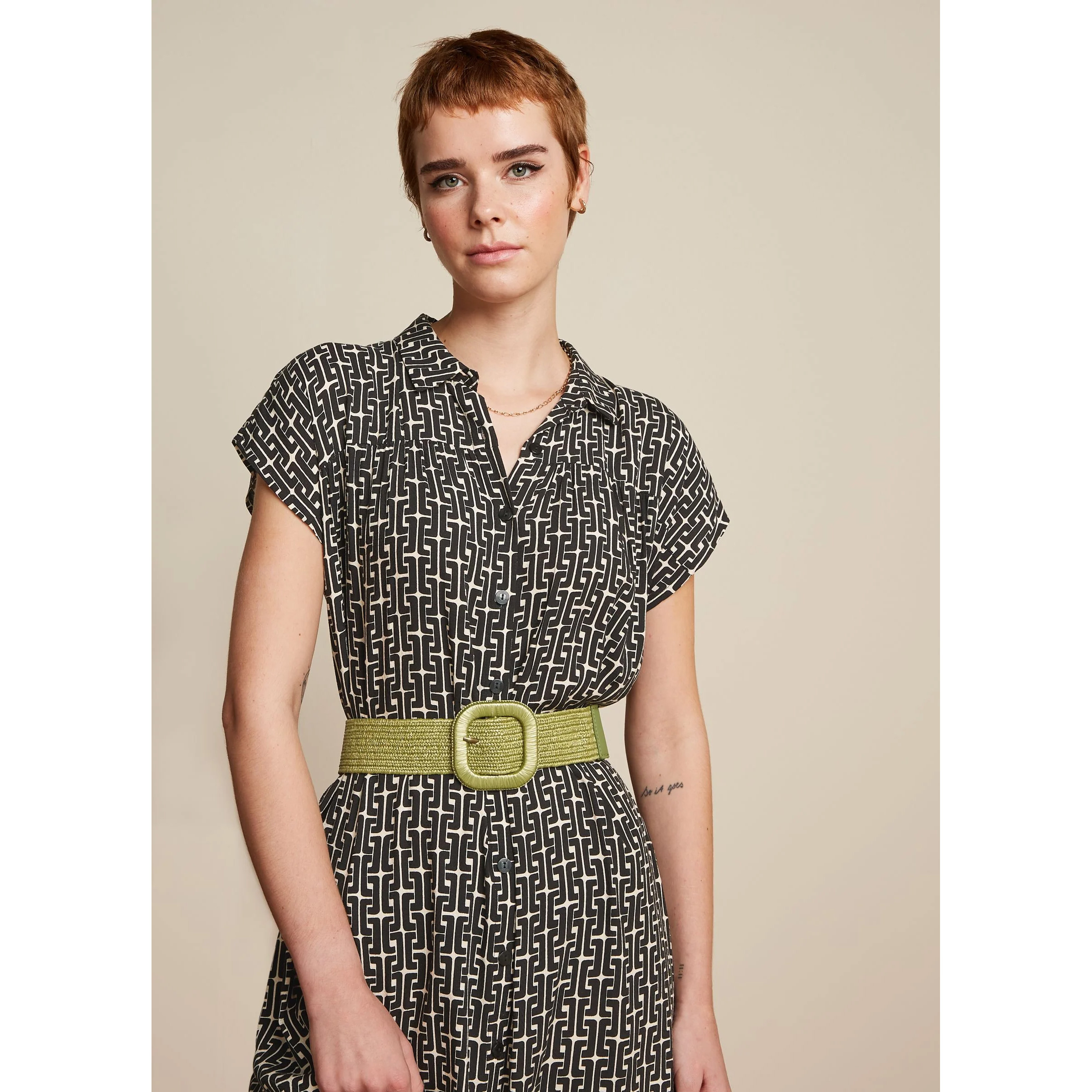 King Louie Gürtel Raffia Belt Farbe: Mango Green