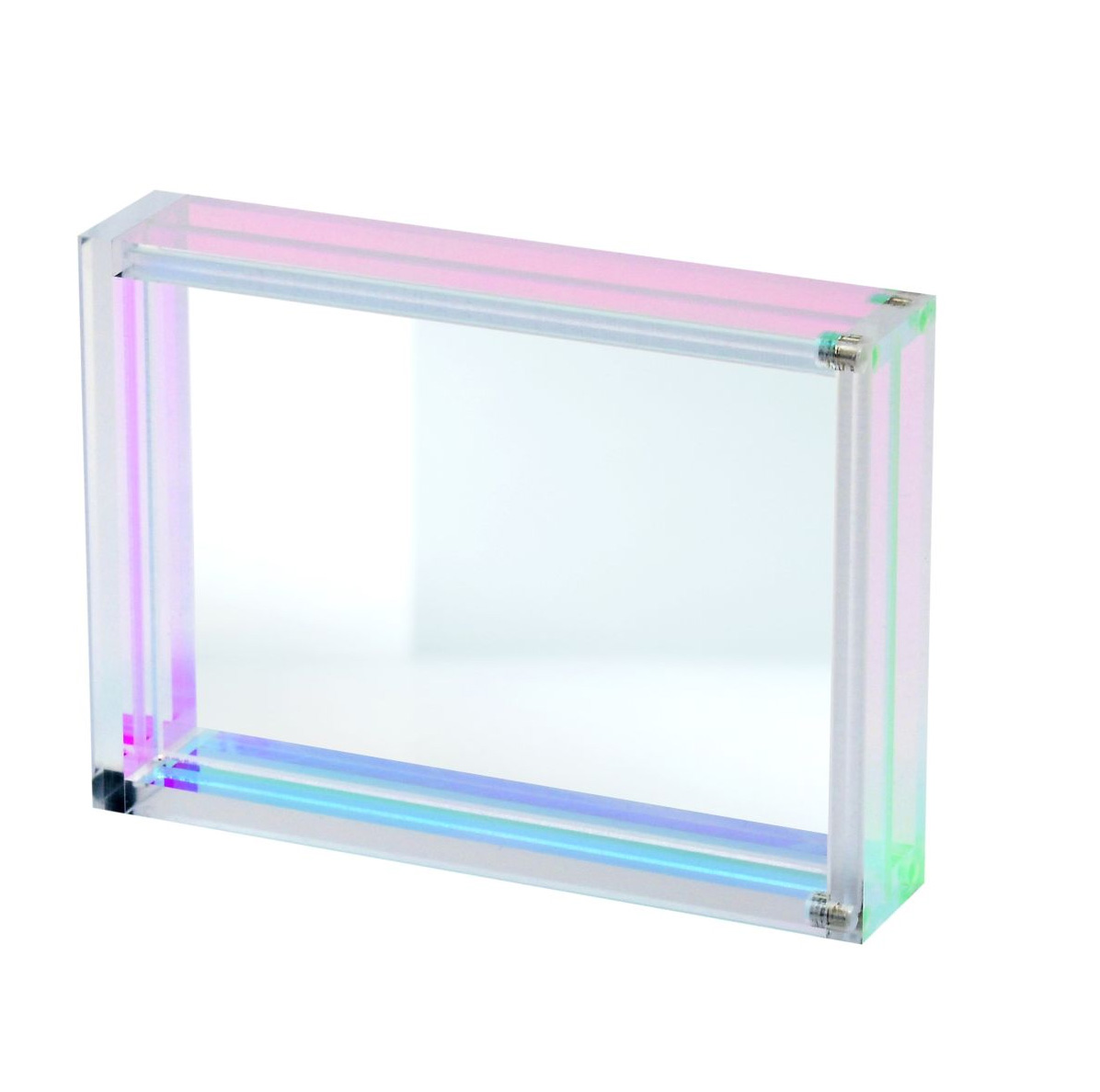 Bilderrahmen TOKIO Neon, 10x15cm, Acryl, transparent, irisierend