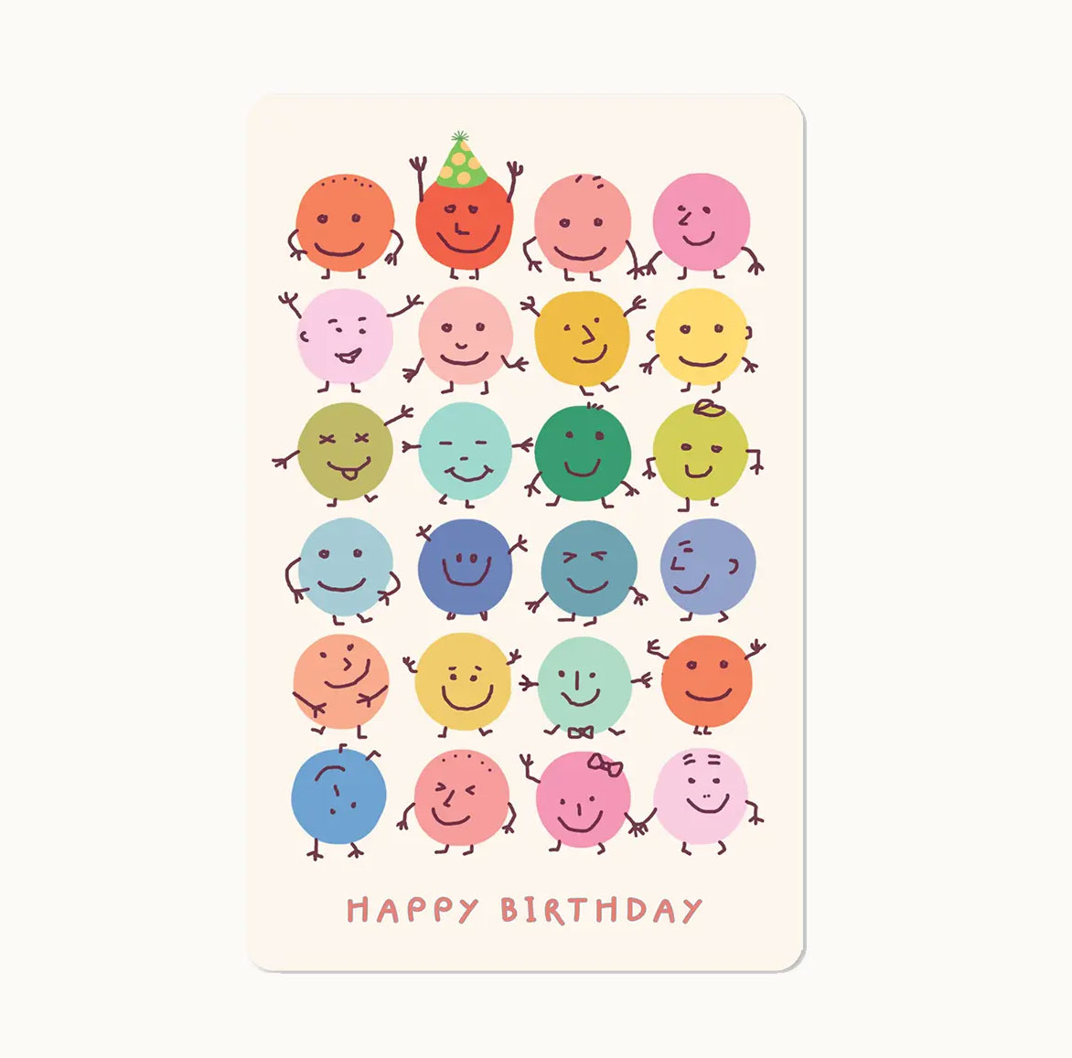 Lunacard Postkarte *Birthday Smilies
