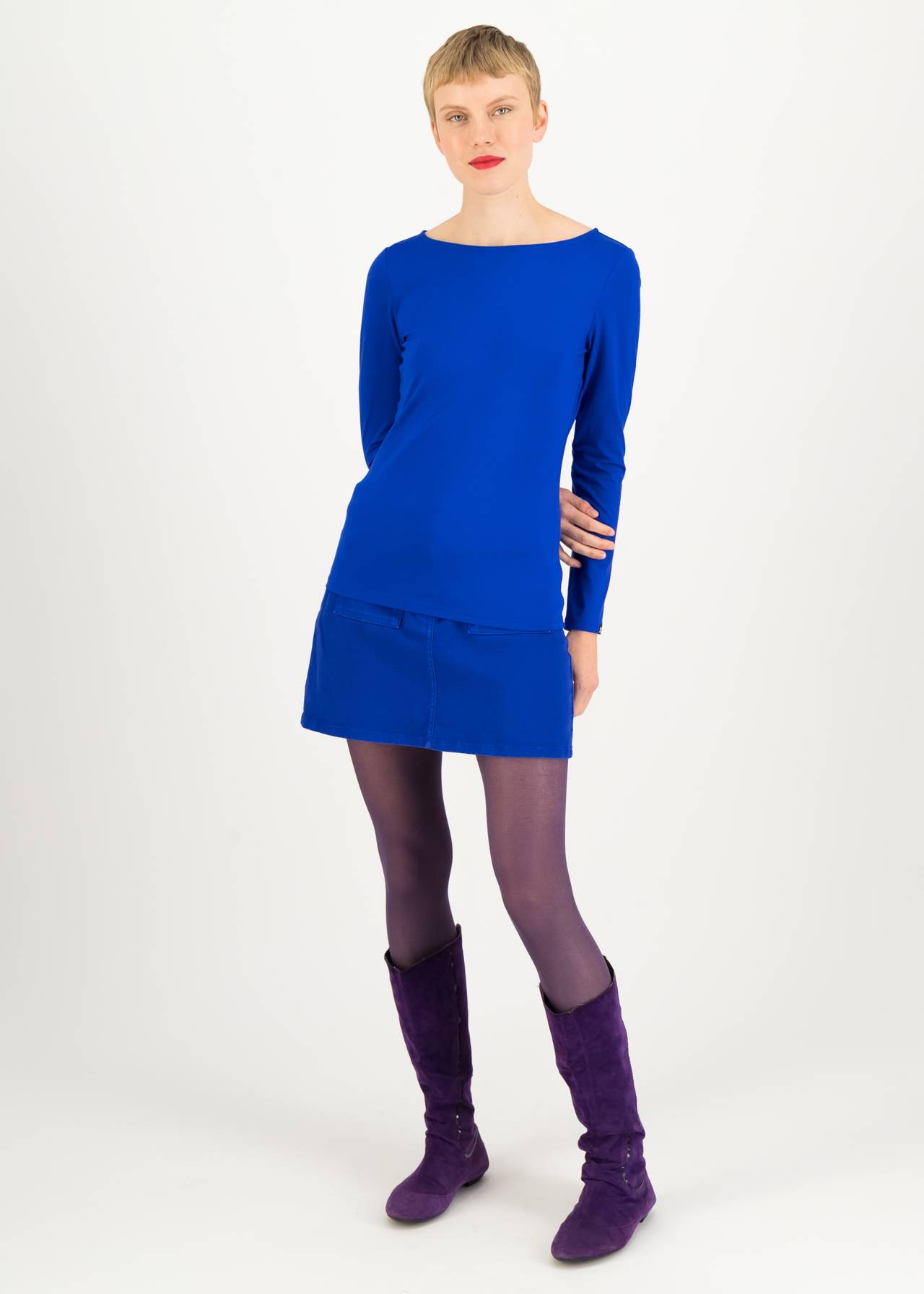 % Blutsgeschwister Longsleeve Sweet Sailorette-, Farbe: modern blue, Größe  XXL / 44, %%