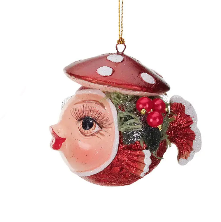 Snow White Fisch Fliegenpilz Nr. 2,  ca.8 cm von  Catherine Collection / Goodwill