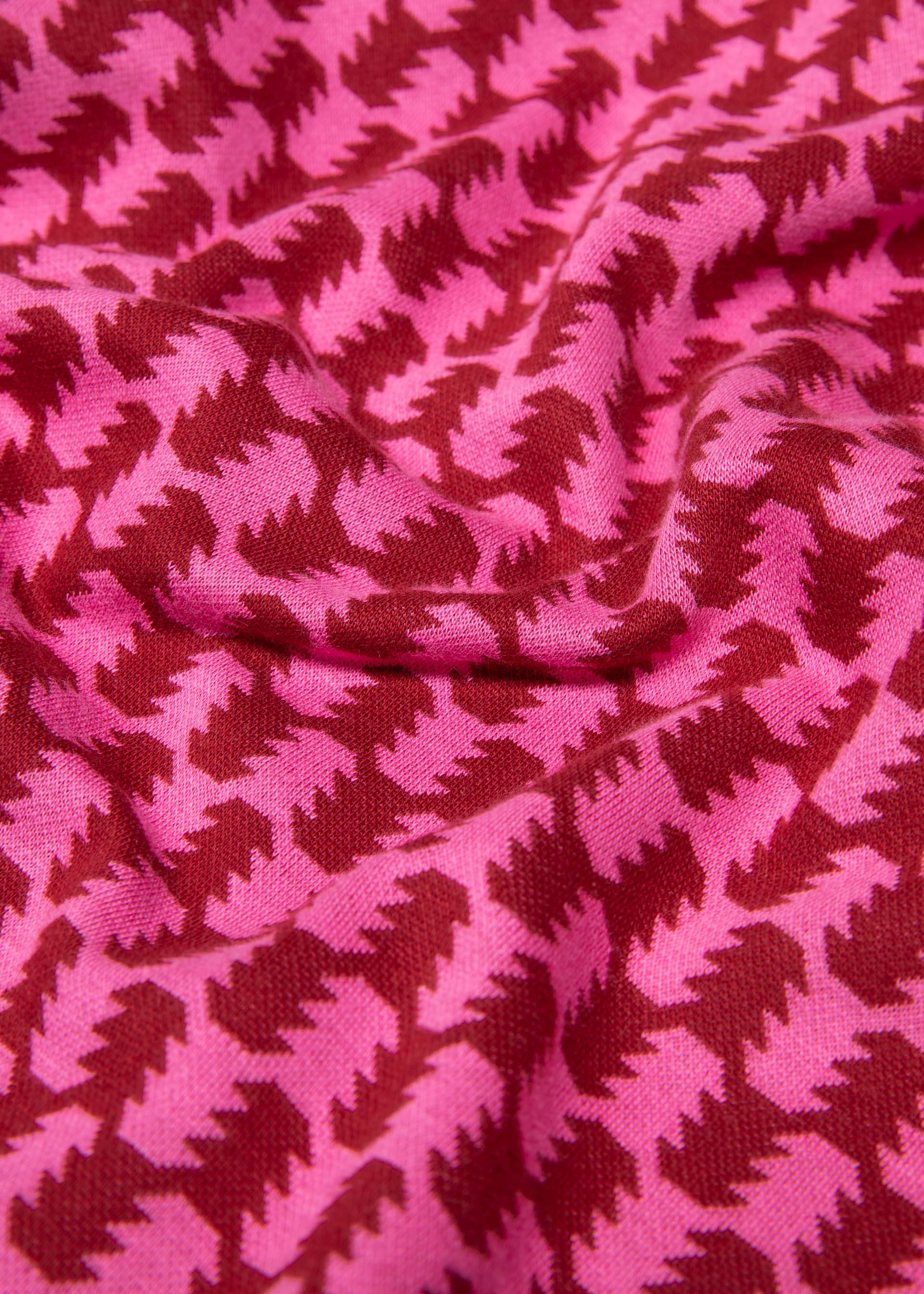 % Blutsgeschwister Pullover Catch My Vibe - pink urban check