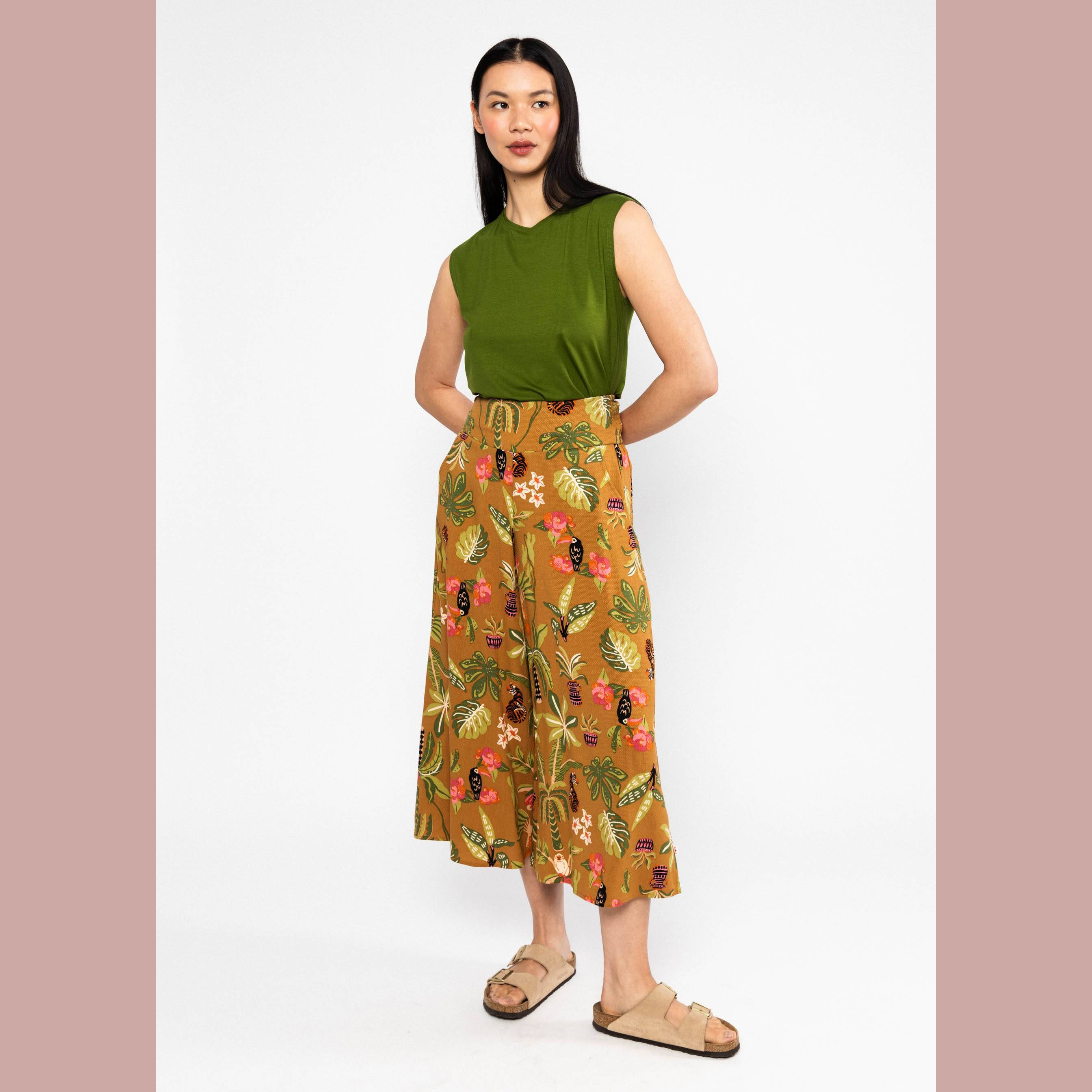 Blutsgeschwister Culotte In Full Bloom - tropical reverie, Hose