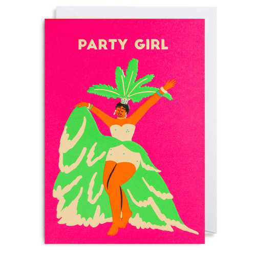 Grußkarte - Naomi Wilkinson Party Girl 