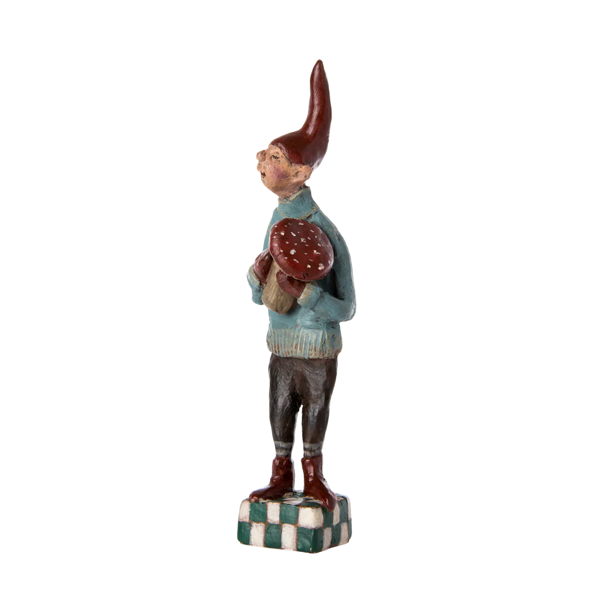 % Maileg Noilly Noël no. 33, Weihnachtsfigur , Weihnachtswichtel mit Fliegenpilz