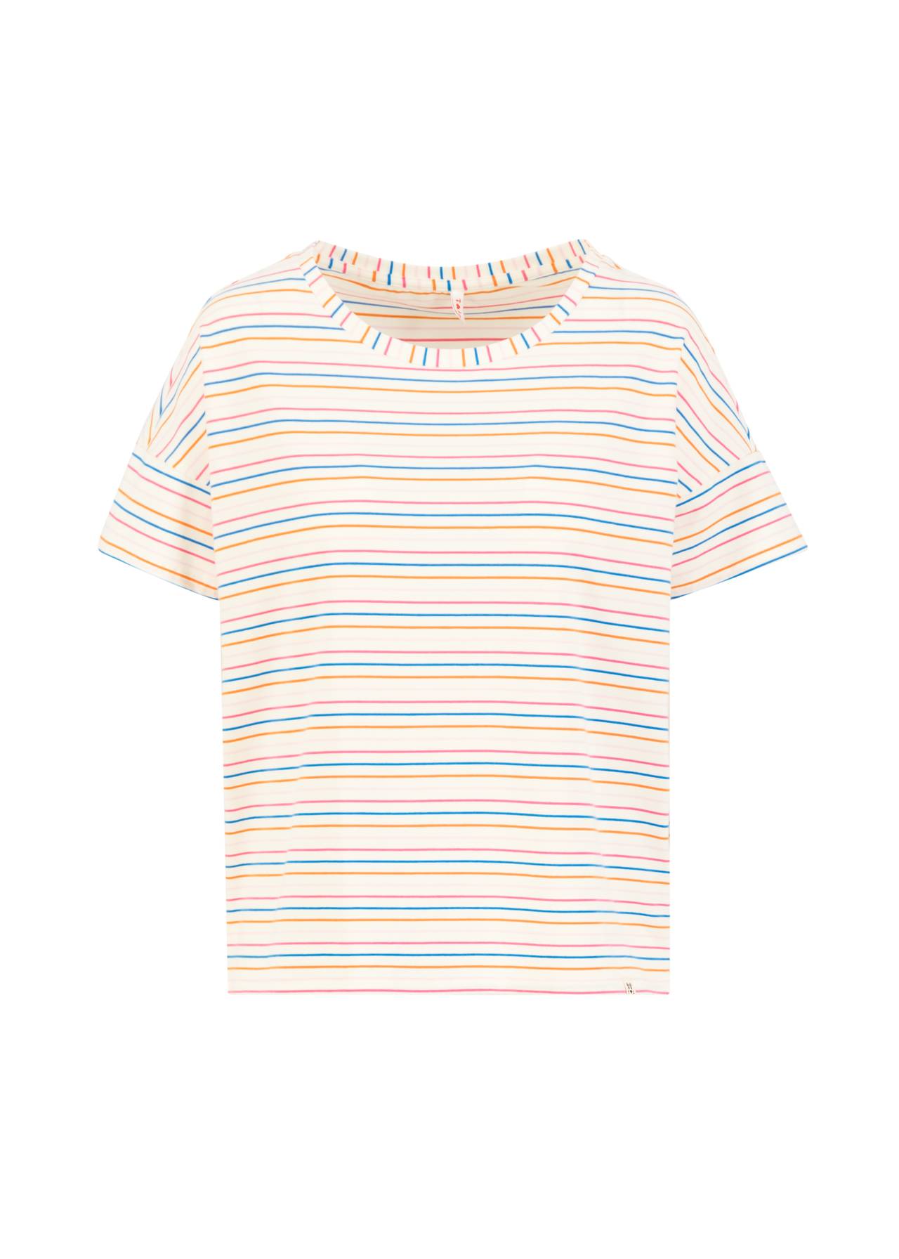Blutsgeschwister  T-Shirt The Generous One, Farbe: petite rainbow stripes