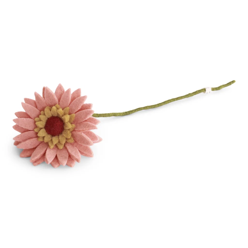 Gry & Sif Filz Gerbera Flower - Light Peach, ca. 30 cm