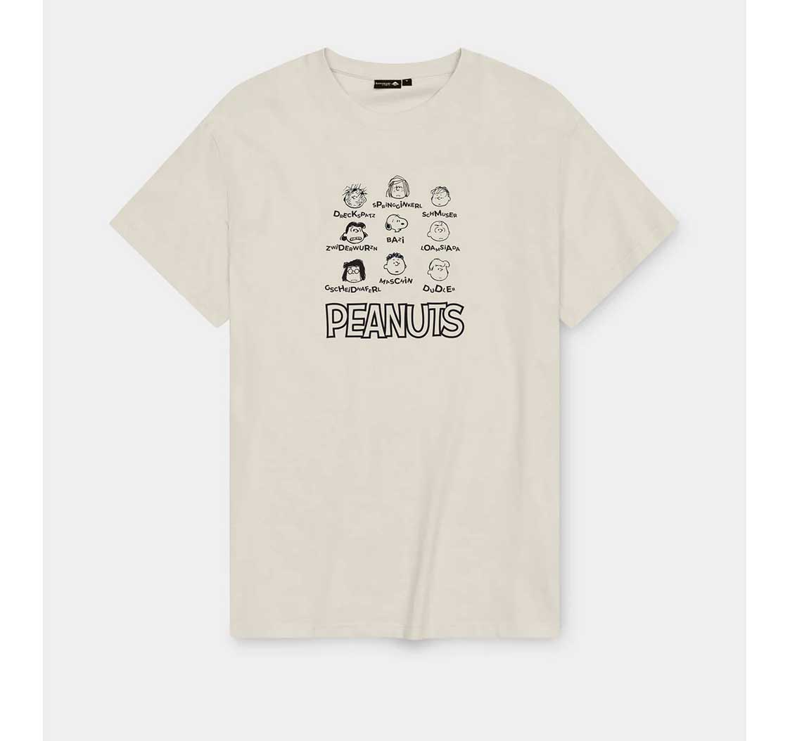 Peanuts T-Shirt "Peanuts: Grantlers" - altweiß 
