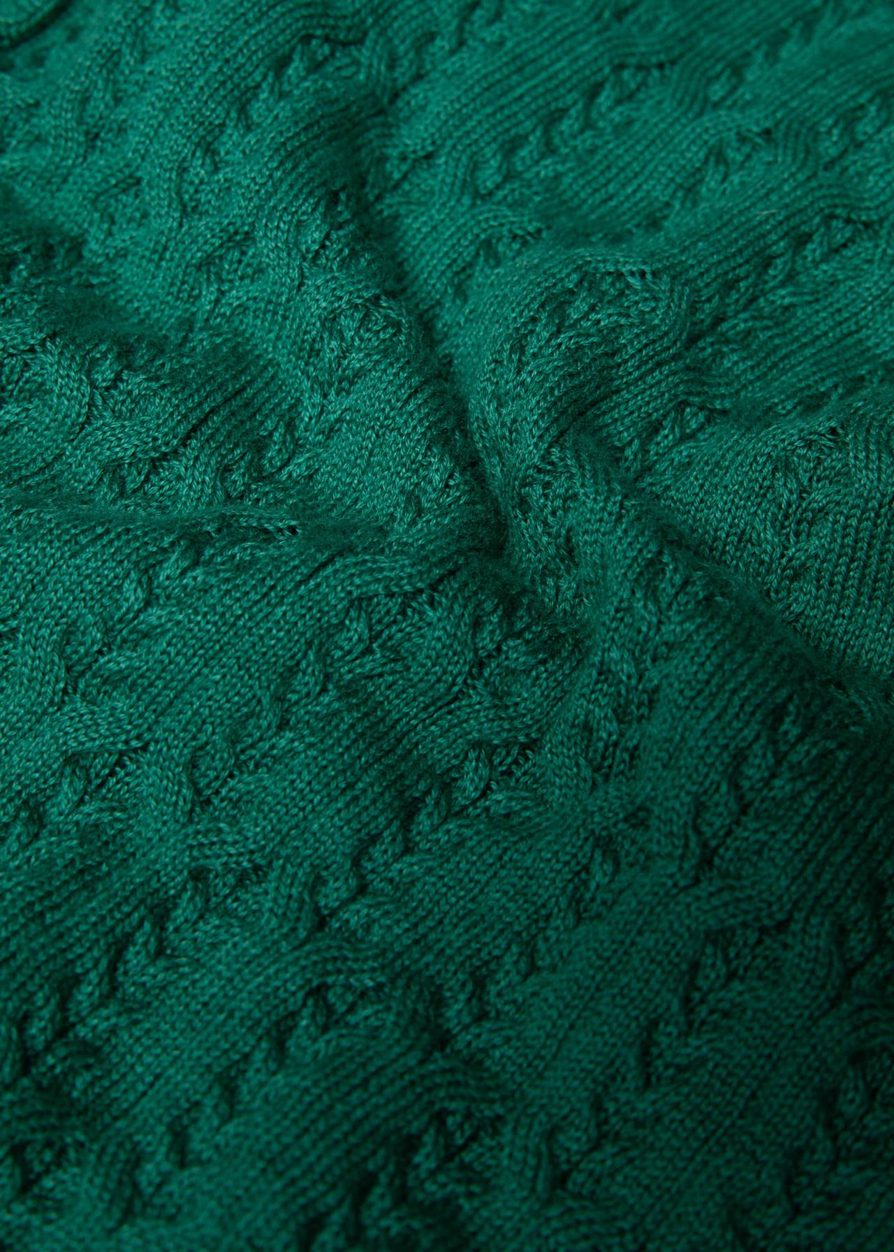 Blutsgeschwister Cardigan Save the Brave, folklore green knit