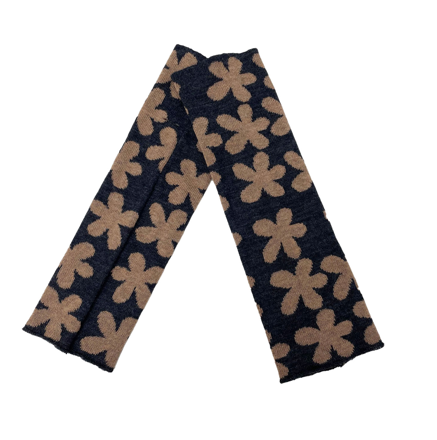 McKernan Handstulpen "GRACIE" RUSTIC OAK , ca. 27 x 8 cm, 100% Wolle, Pulswärmer   