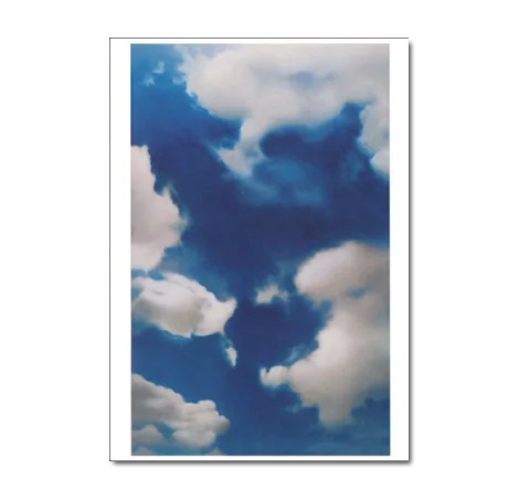 Gerhard Richter Postkarte "Wolken, 1978"    Kunst