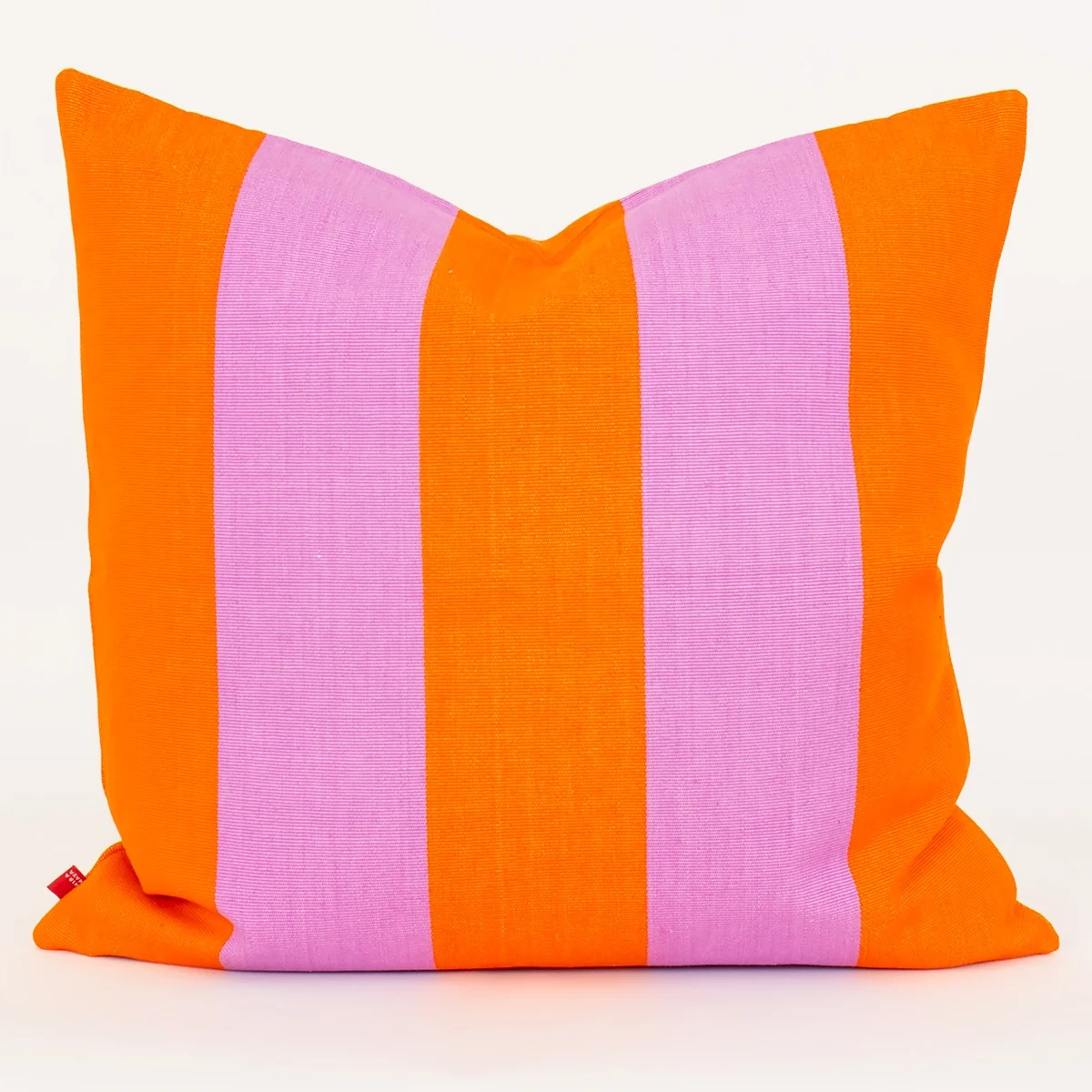 Kissenhülle STREIFEN, FIFI, ca. 50x50, orange-lila, 100% Baumwolle