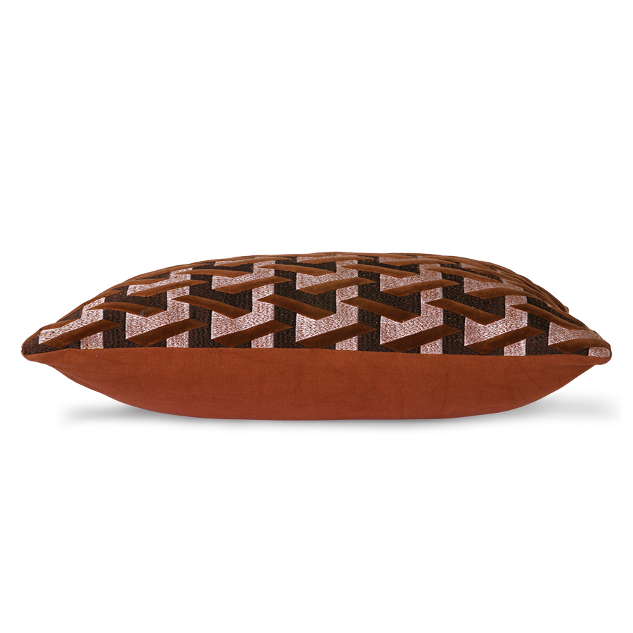 HKliving Kissen , geometrische Kissen Bordeaux (30x50) HKliving Kissen , geometrische Kissen Bordeaux (30x50)