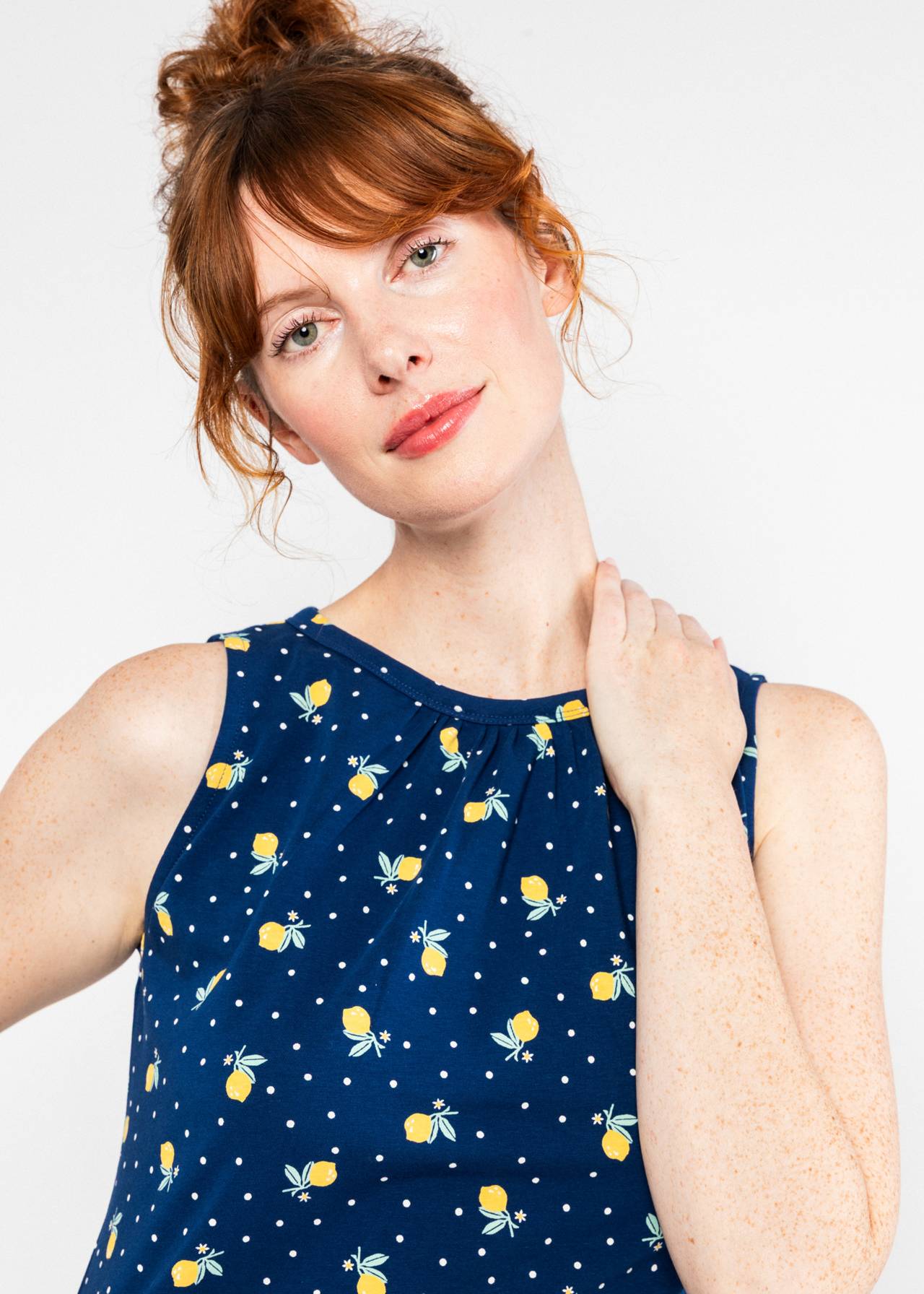 Blutsgeschwister Sommer Top Party Pie - lemon rain, Zitronen