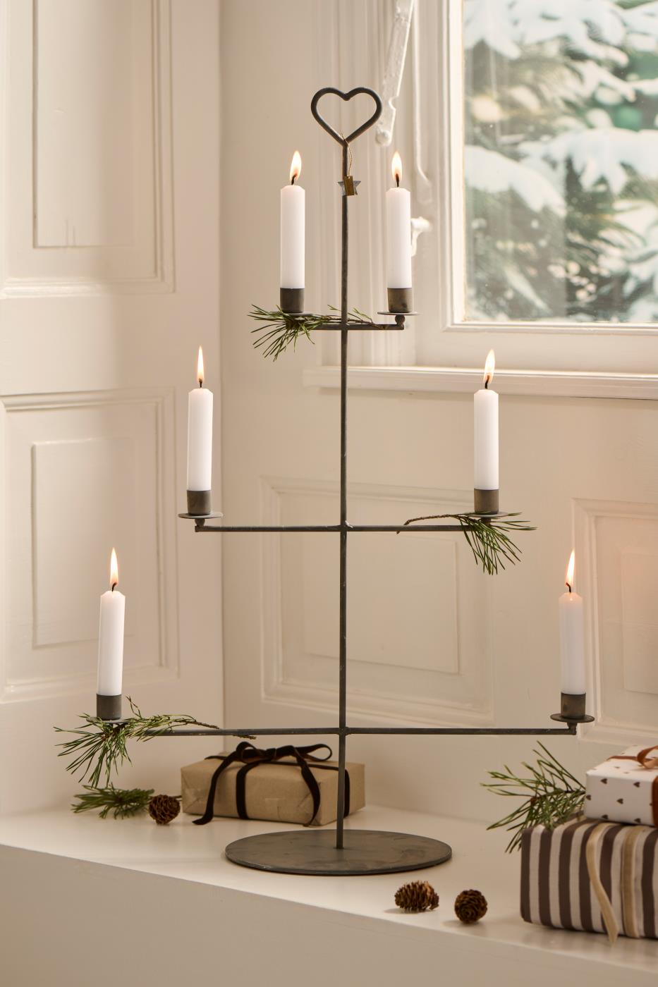 % Kerzenhalter Baum für 6 Kerzen ( D. 2,2 cm) von IB Laursen 