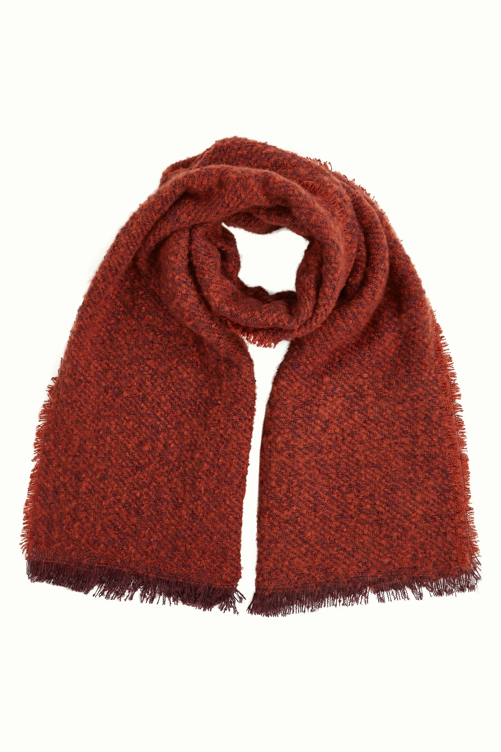King Louie Schal Boucle Scarf, Farbe Porto Red