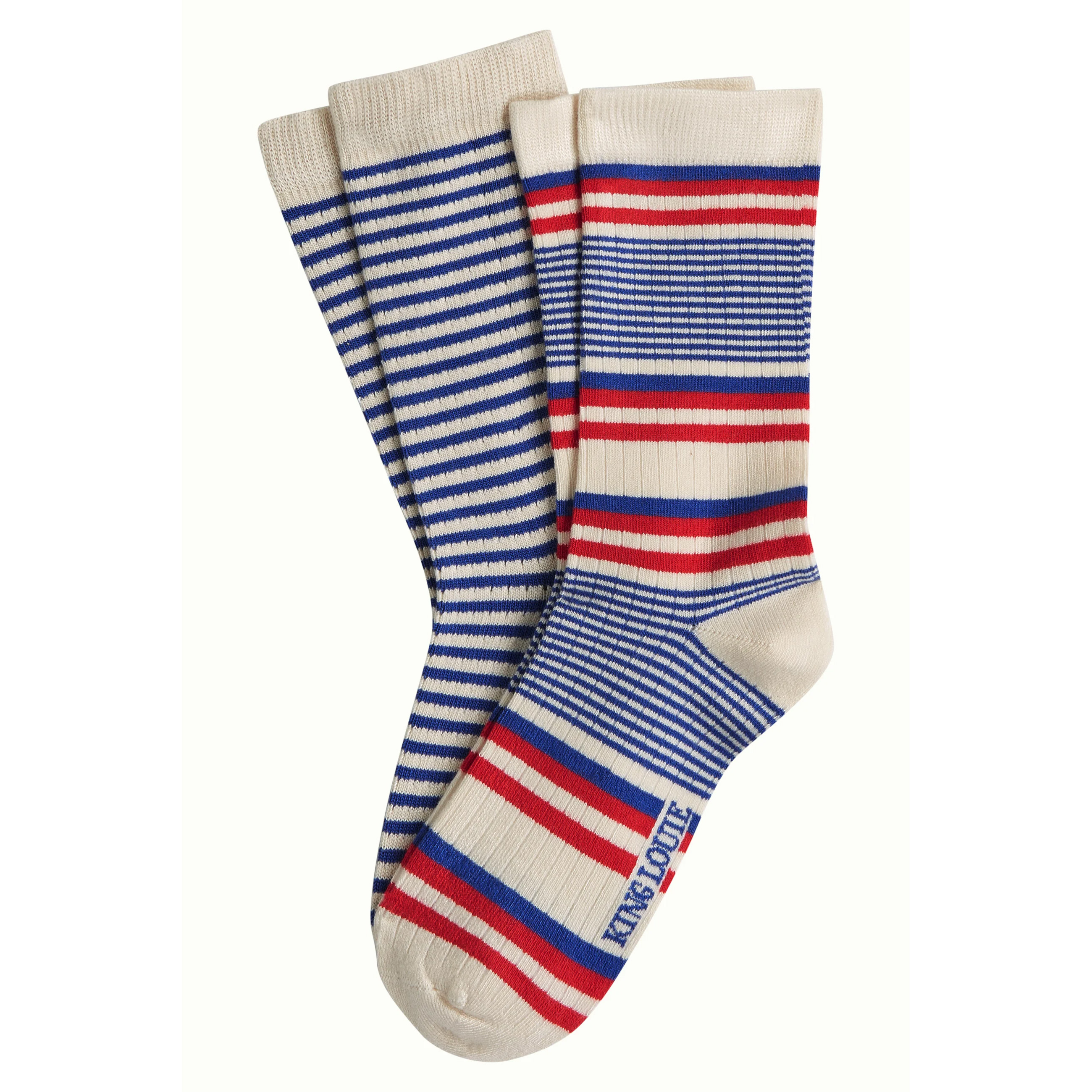 King Louie Socken ICON 2 er Pack, Farbe Cream