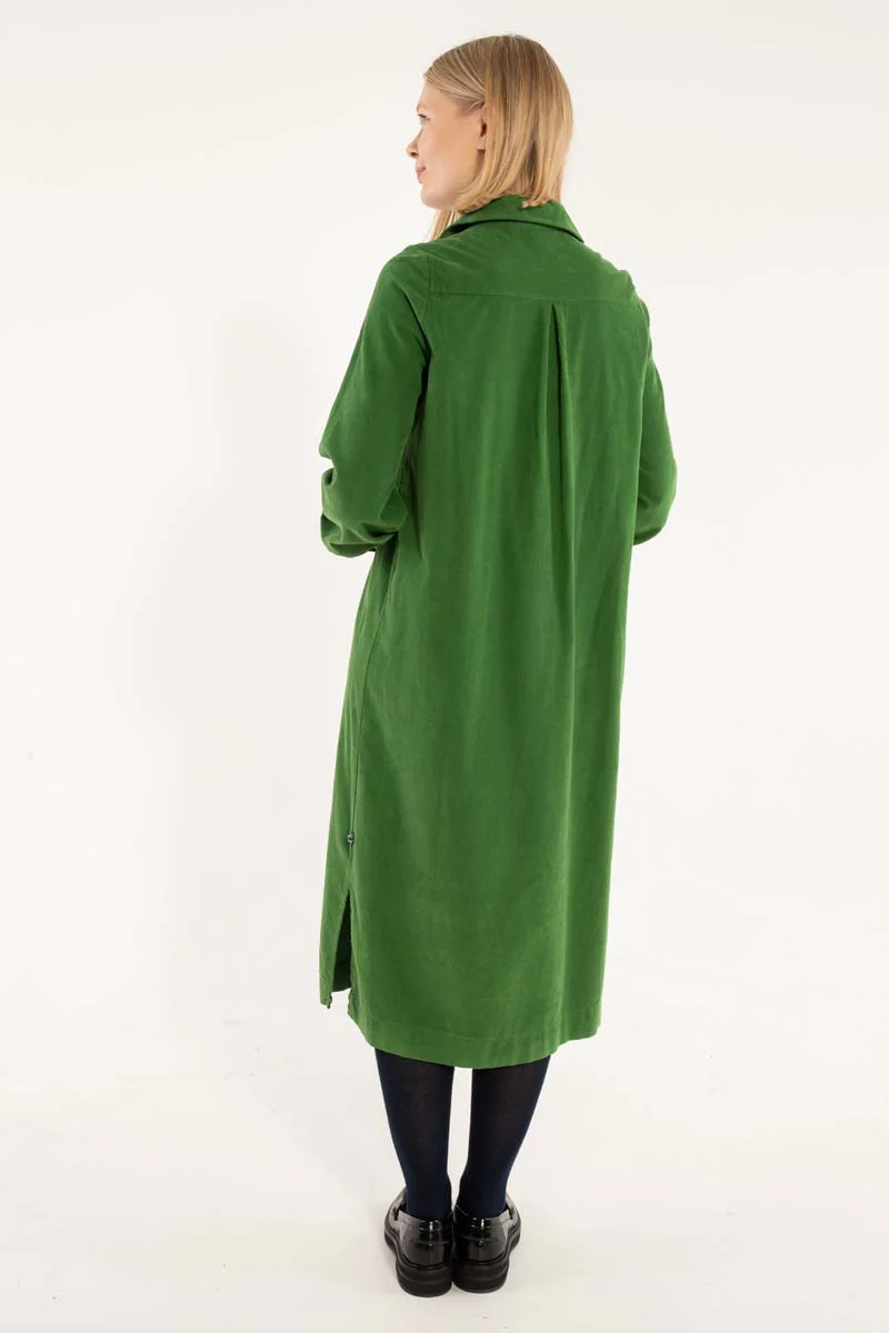 % Danefae Danepippi Cord Kleid Farbe: Moos Grün 
