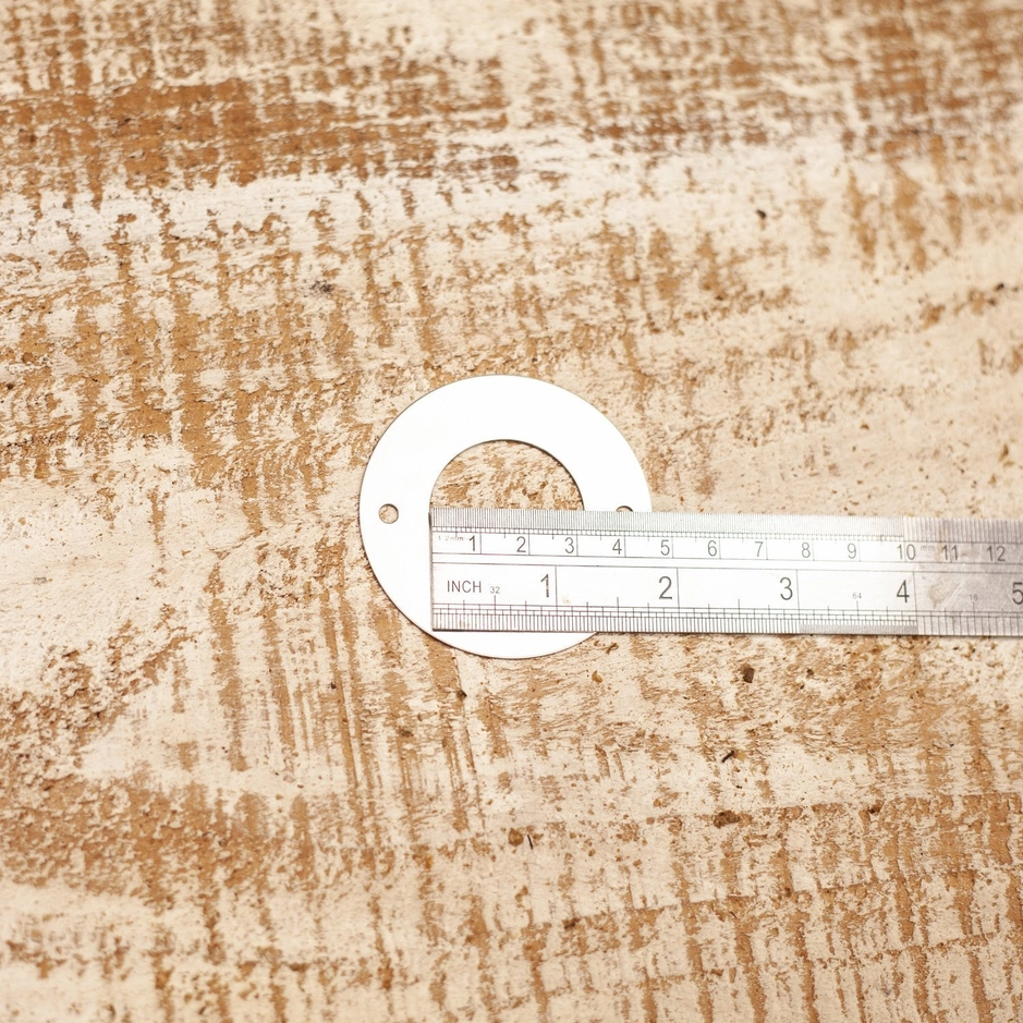 Lochschutz aus Edelstahl, 32 mm (mit Befestigungsmaterial)