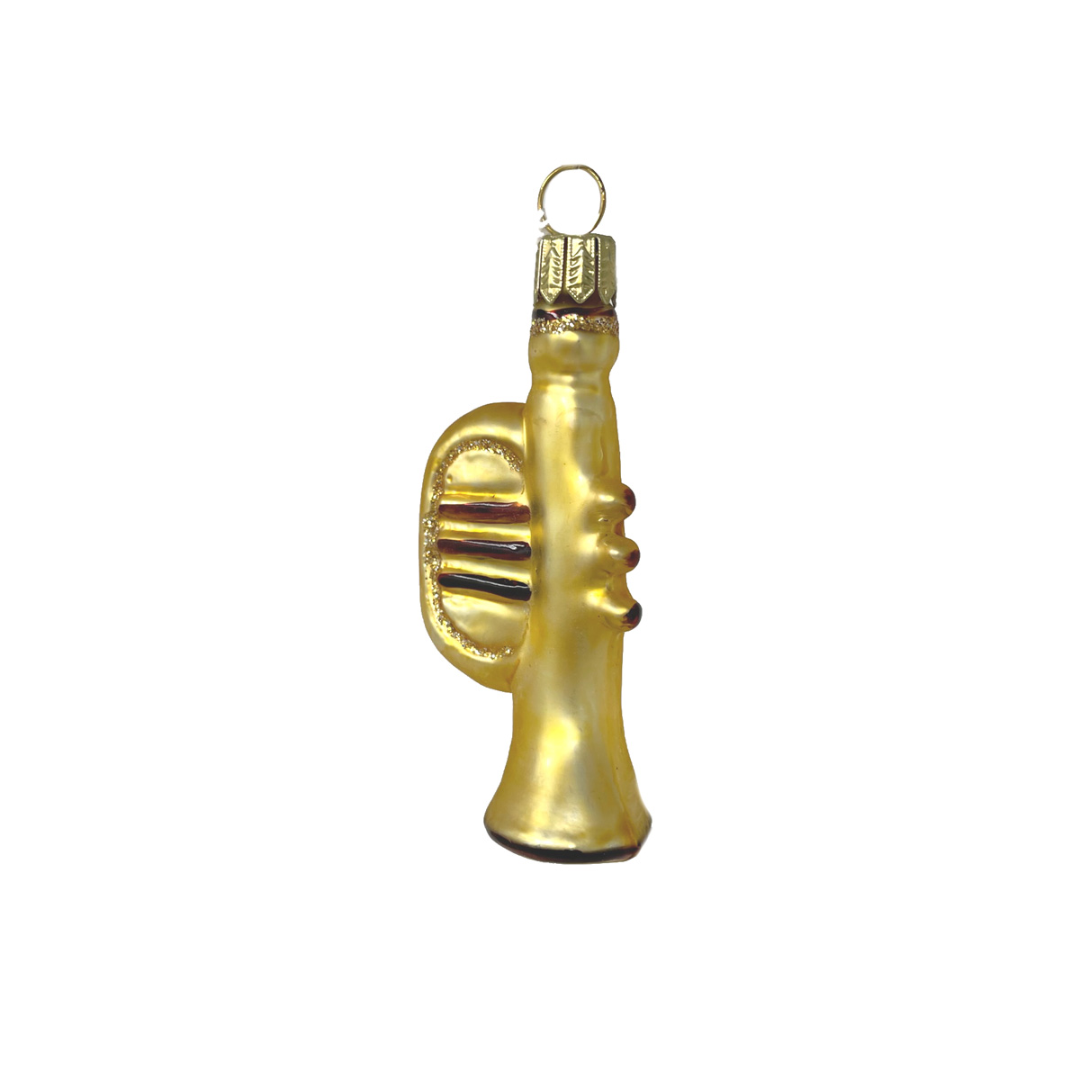 Christbaumkugel Trompete, Musikinstrument, Musik von der Oberfränkische Glas & Design