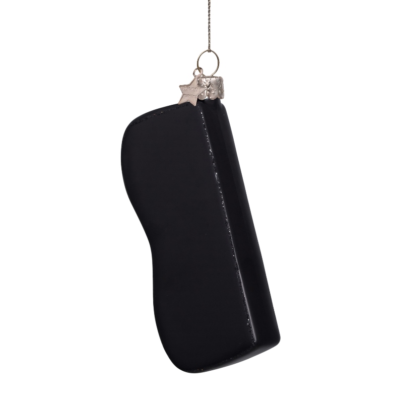 Weihnachtsanhänger schwarze Tastatur , Glas , H ca.11 cm, Computer von Vondels