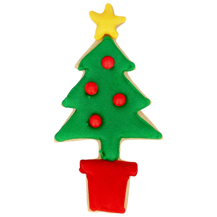 Ausstecherle Weihnachtsbaum 8,5, Edelstahl von Birkmann, mit Innenprägung, Prägeausstecher, Ausstechform