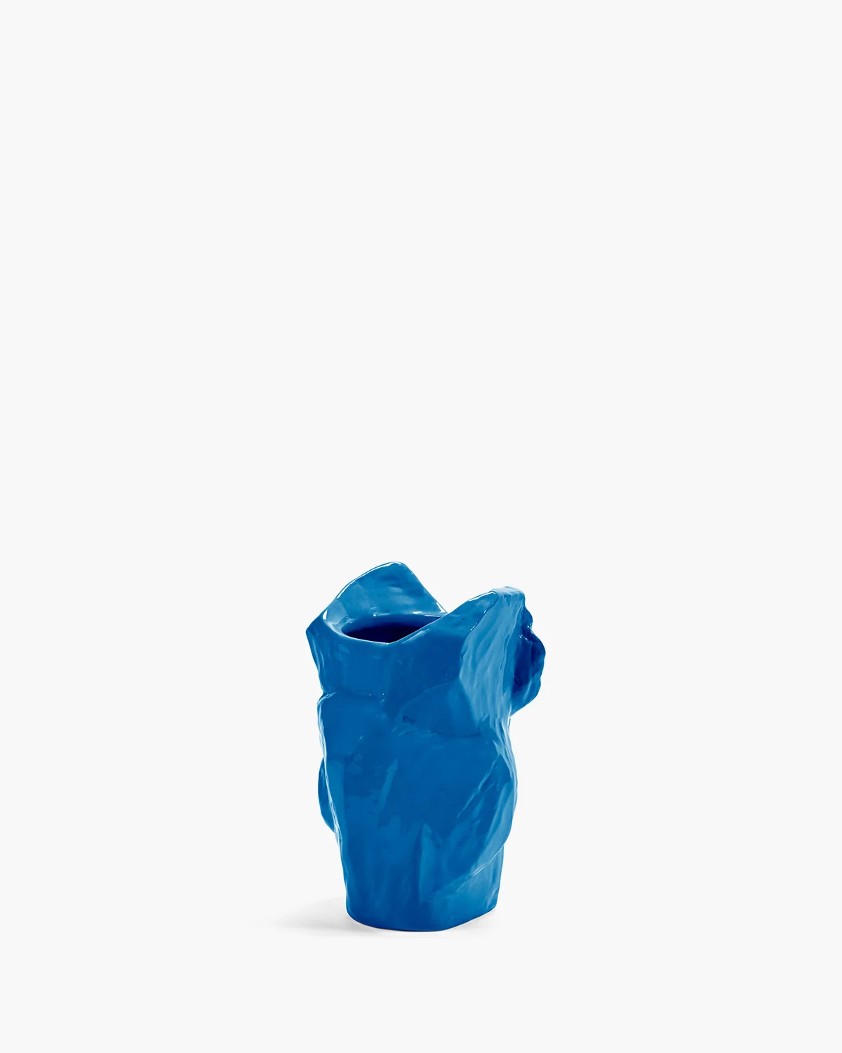 Eule Vase XS Blau After Midnight, Kollektion Midnight creatures von Marni, Höhe ca. 12 cm
