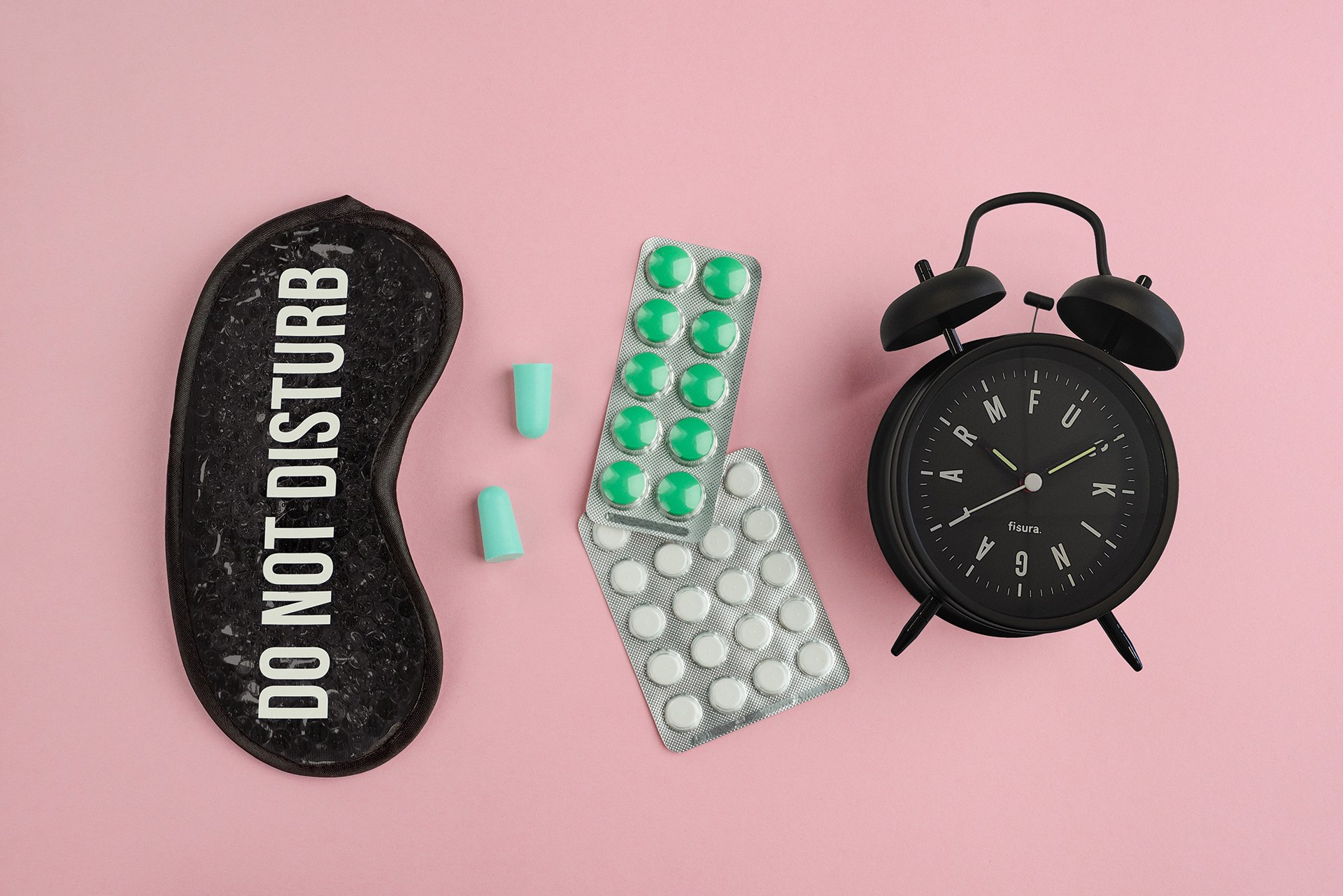 Schlafmaske " DO NOT DISTURB "
