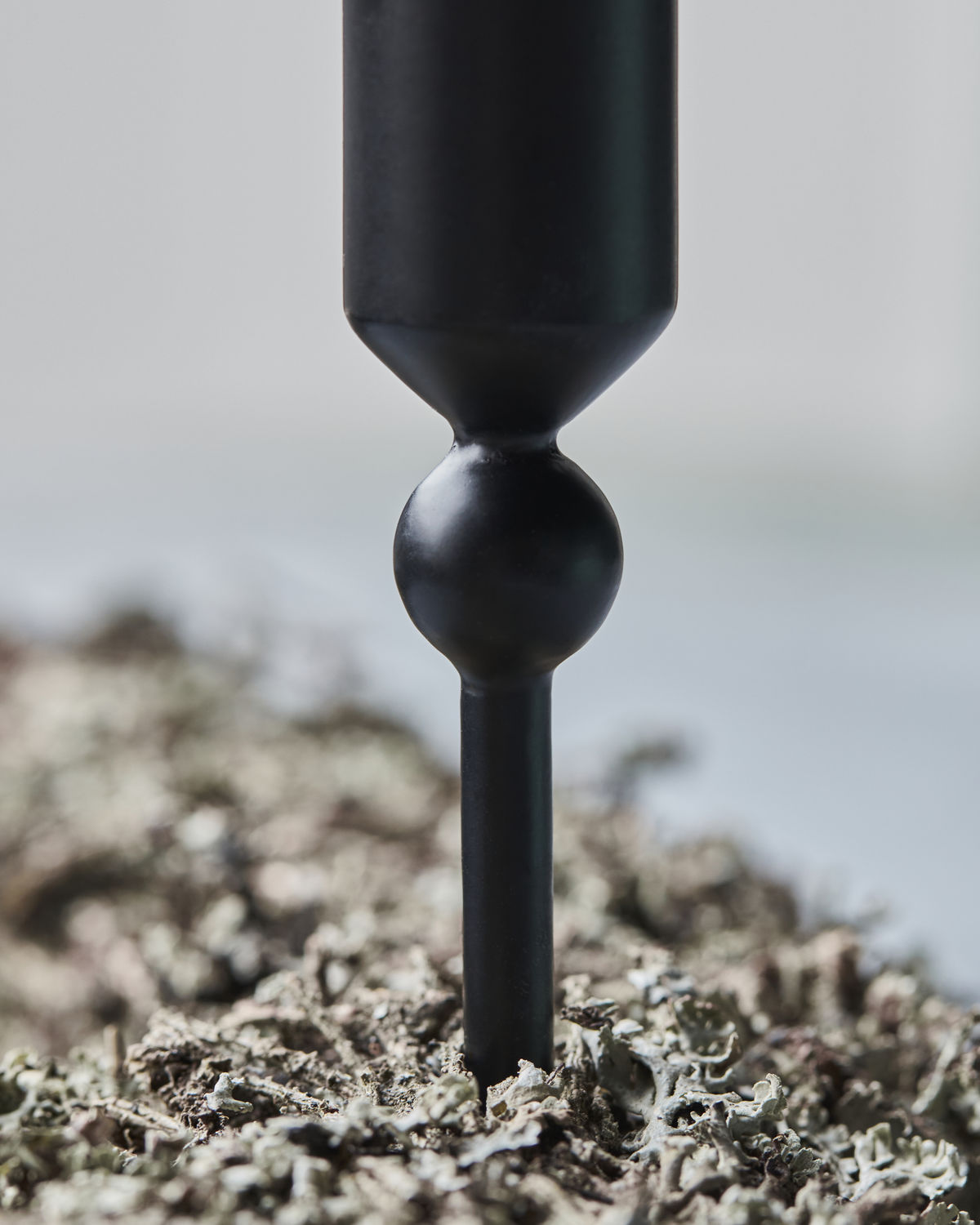 % Kerzenständer zum Stecken , FOLK, Schwarz von House doctor , ca. 15 cm  