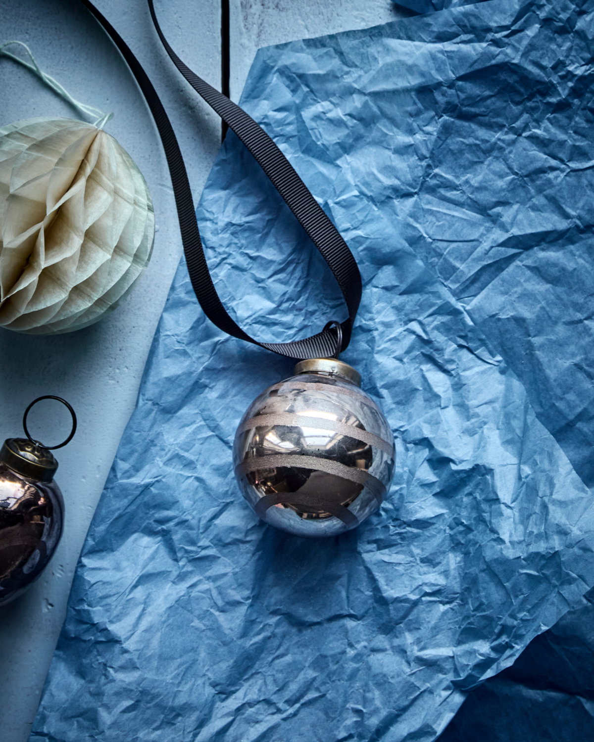 House doctor XMAS Weihnachtskugel " BALL" brown von House doctor, ca. 5,5 cm