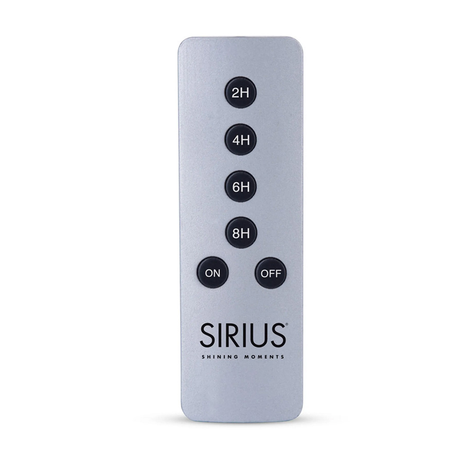 Sirius Home Fernbedienung Aluminium silber