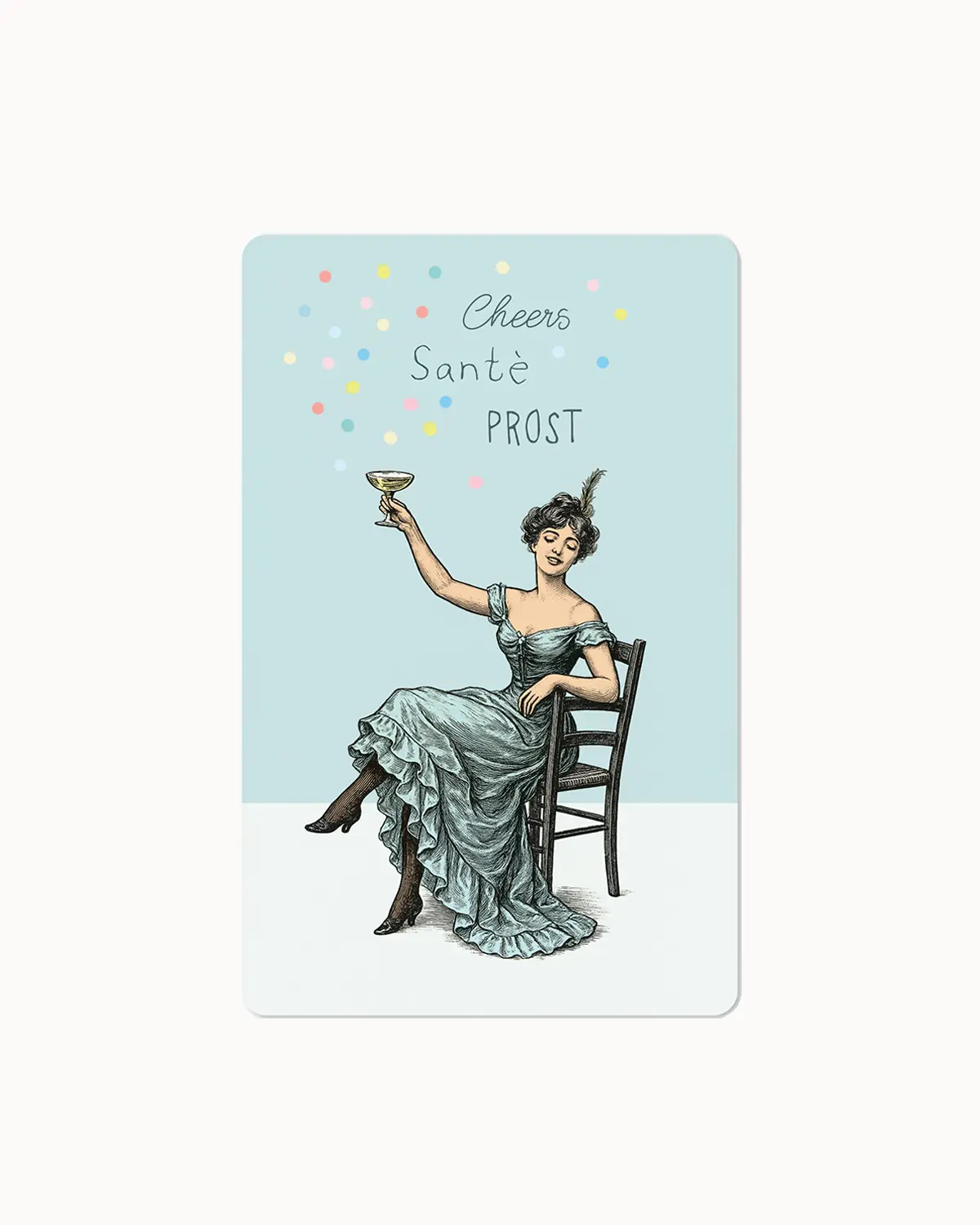 Lunacard Postkarte Prost