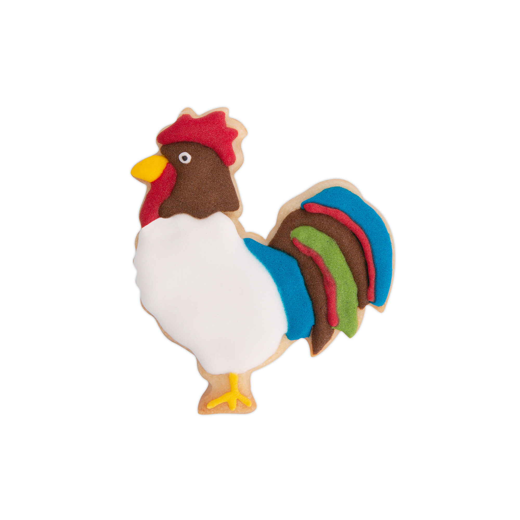 Ausstecherle Hahn Edelstahl 6 cm von Städter, Präge-Ausstecher, Plätzchen Backen