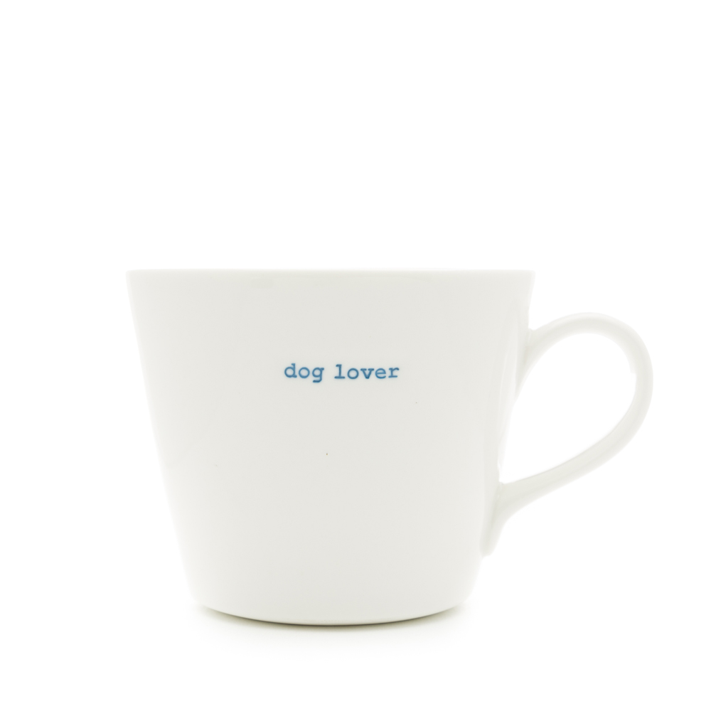 Keith Brymer Jones Bucket Mug "dog lover" Tasse 350ml   