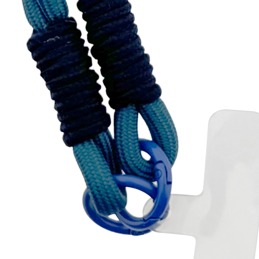 LOT83 Handykette LANG Nr. 76,  Petrol, Telefonkabel 