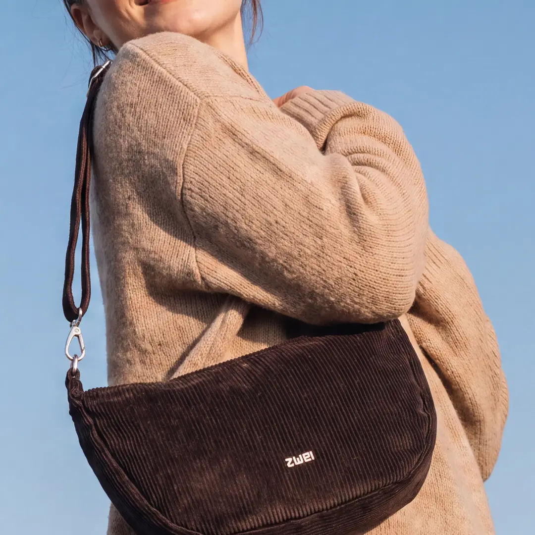 MADEMOISELLE.M M70 Moon Bag, Farbe: cord-espresso von ZWEI Bags