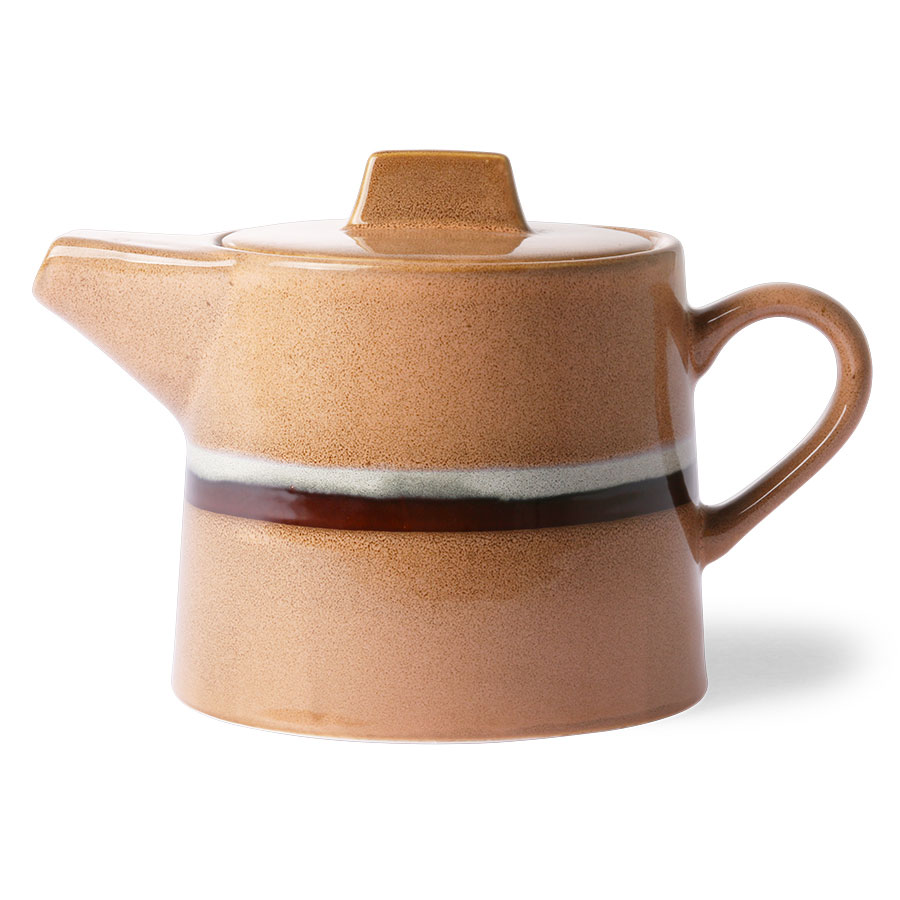 HKliving 70's Teekanne STREAM Siebziger Jahre Geschirr, Keramik, tea pot