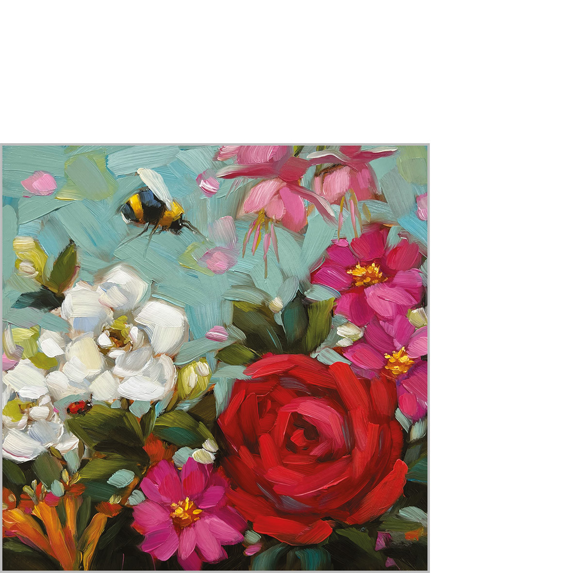 Papierservietten In the Garden  , 25 x 25 cm  , Cocktailservietten , ppd  