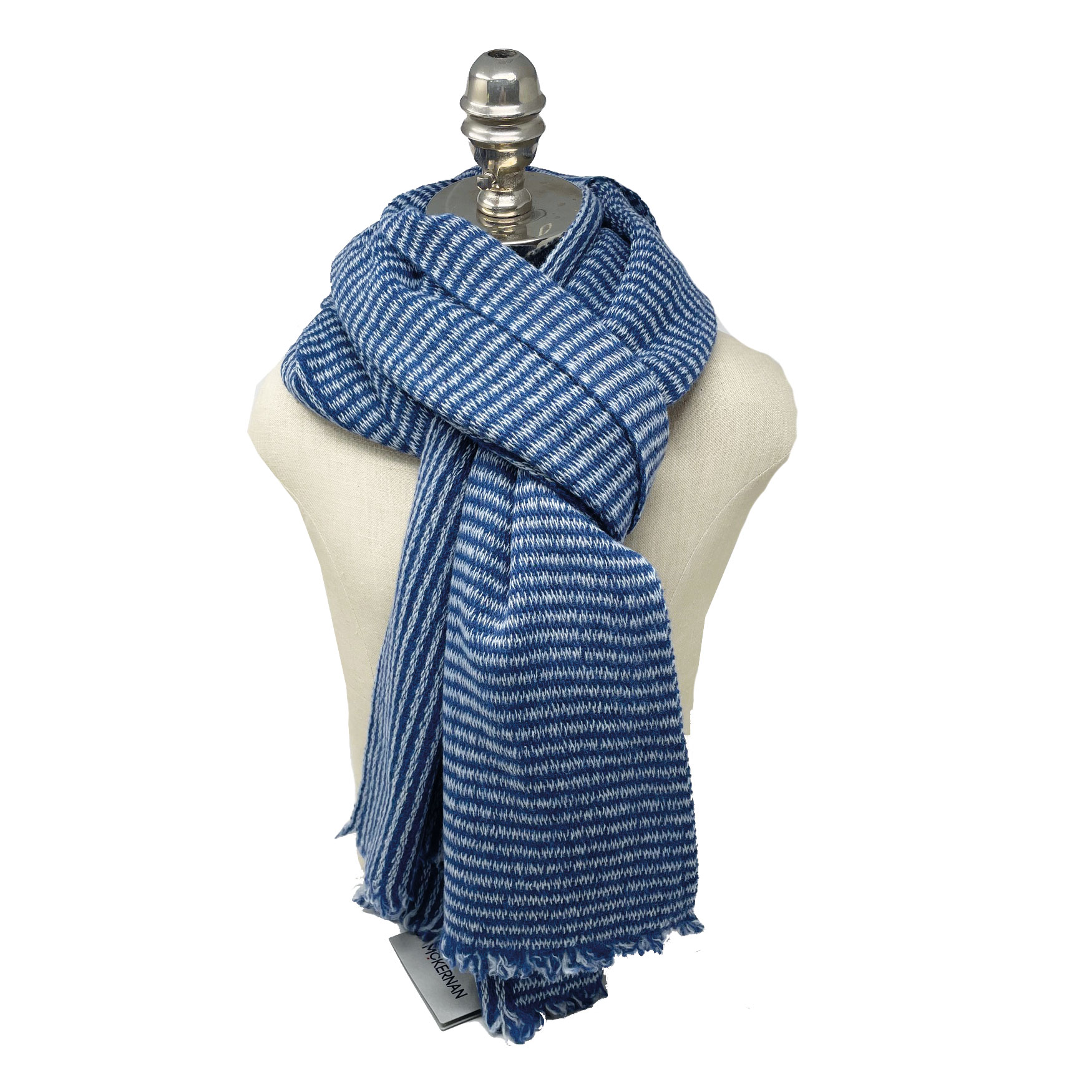 McKernan Schal "DOPPLER" SAILOR,   ca. 38 x 200 cm , 100 % Wolle   