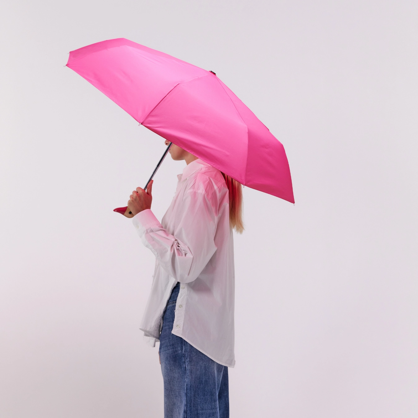 Regenschirm Original Duckhead Bonbon Fuchsia, Eco-Friendly Umbrella , Umweltfreundlicher Duckhead-Regenschirm