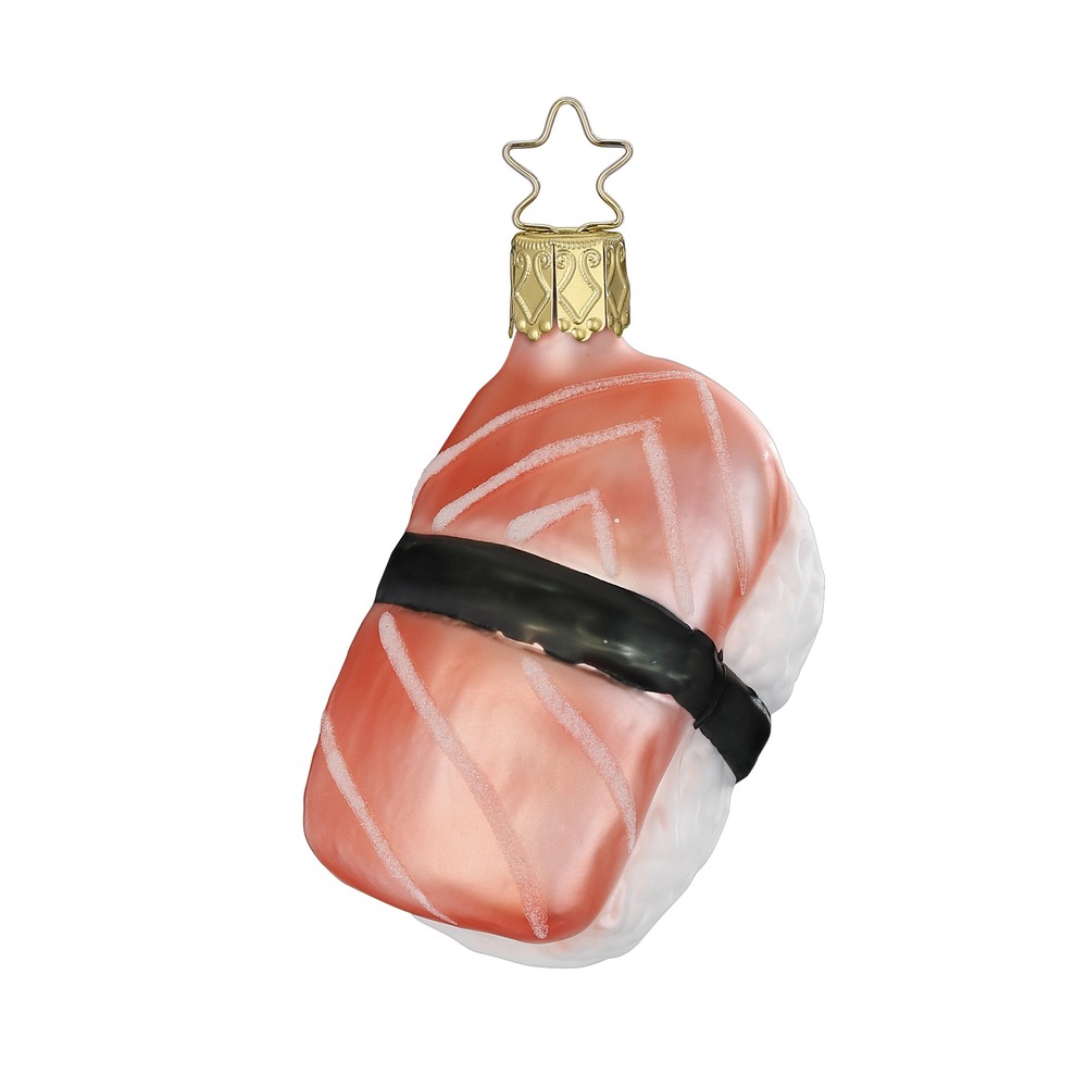 Inge Glas Sushi Nigiri, Christbaumkugel , ca. 8 cm, Glas  