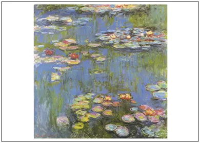 Claude Monet Postkarte " Seerosen/ Waterlilies/ Nympheas" Kunst 