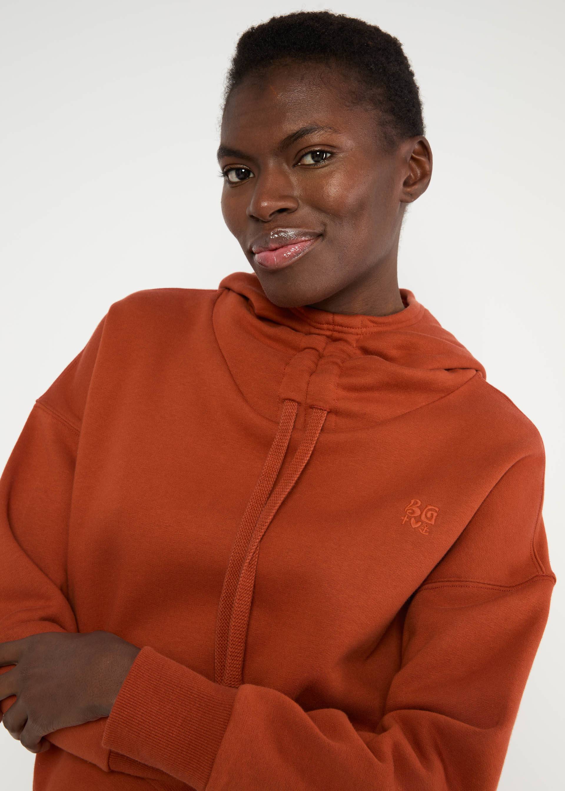 % Blutsgeschwister Hoodie Casual Hooded- brown urban vibes